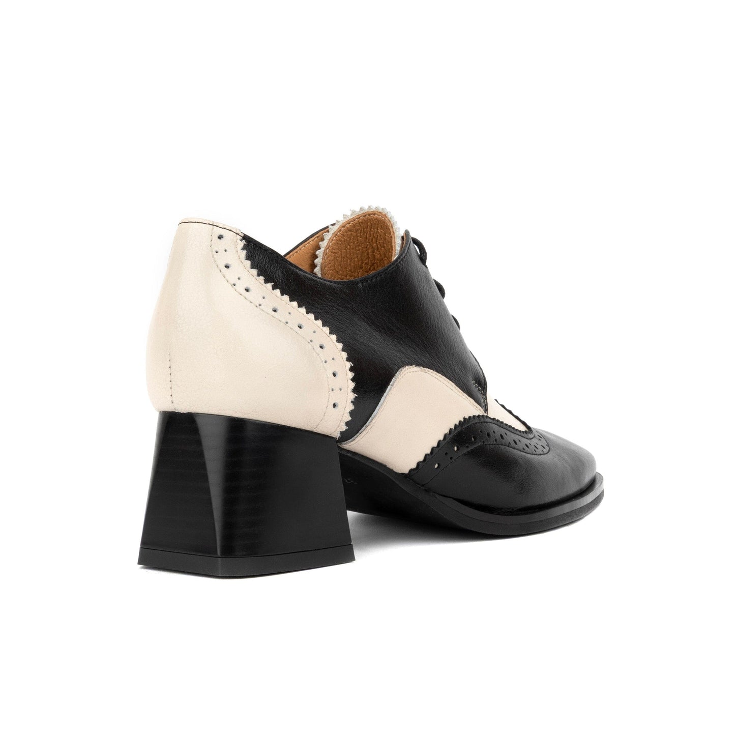Ziggy - Black & Cream Womens Heels Embassy London 