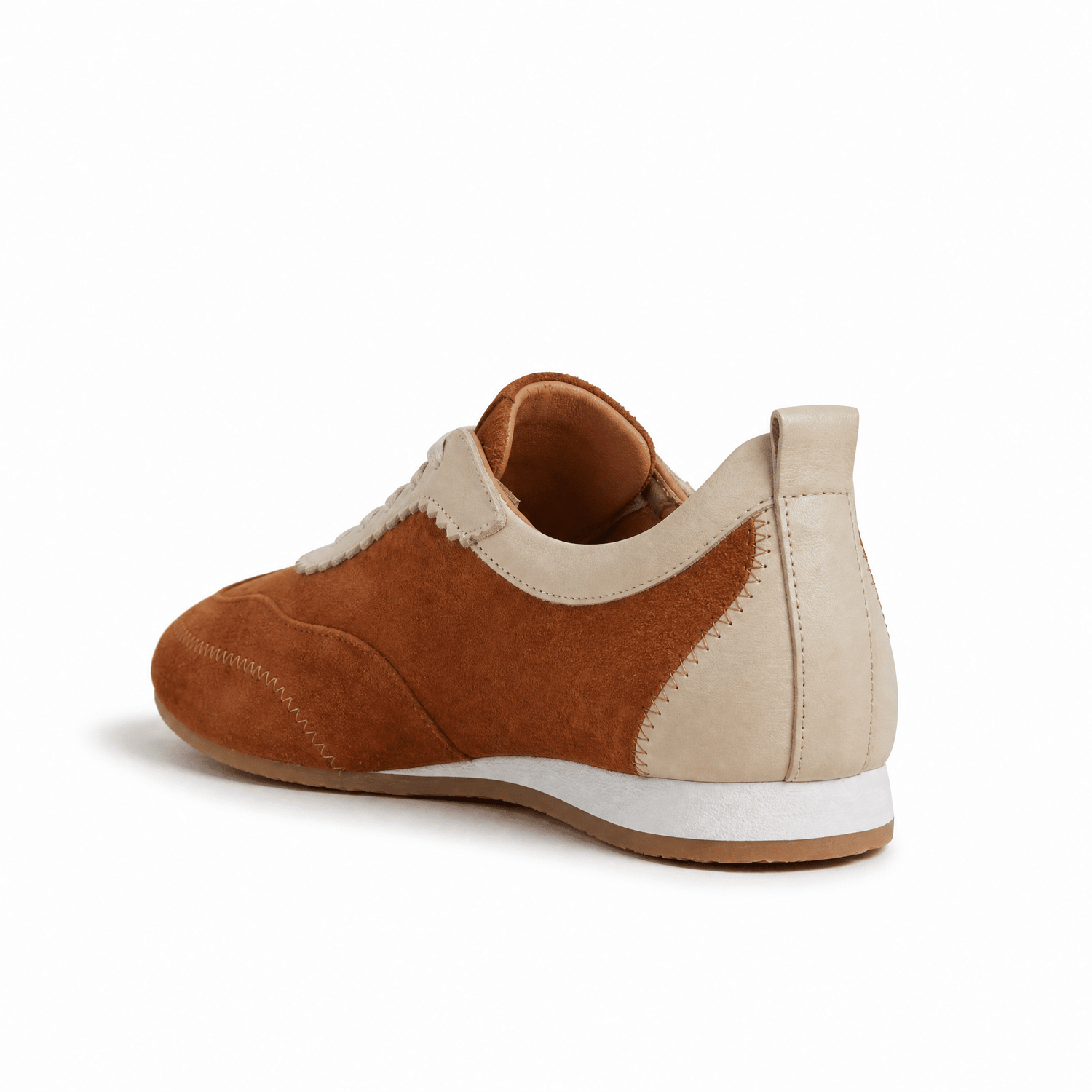 Bristol - Brown & Cream Womens Trainers Embassy London 