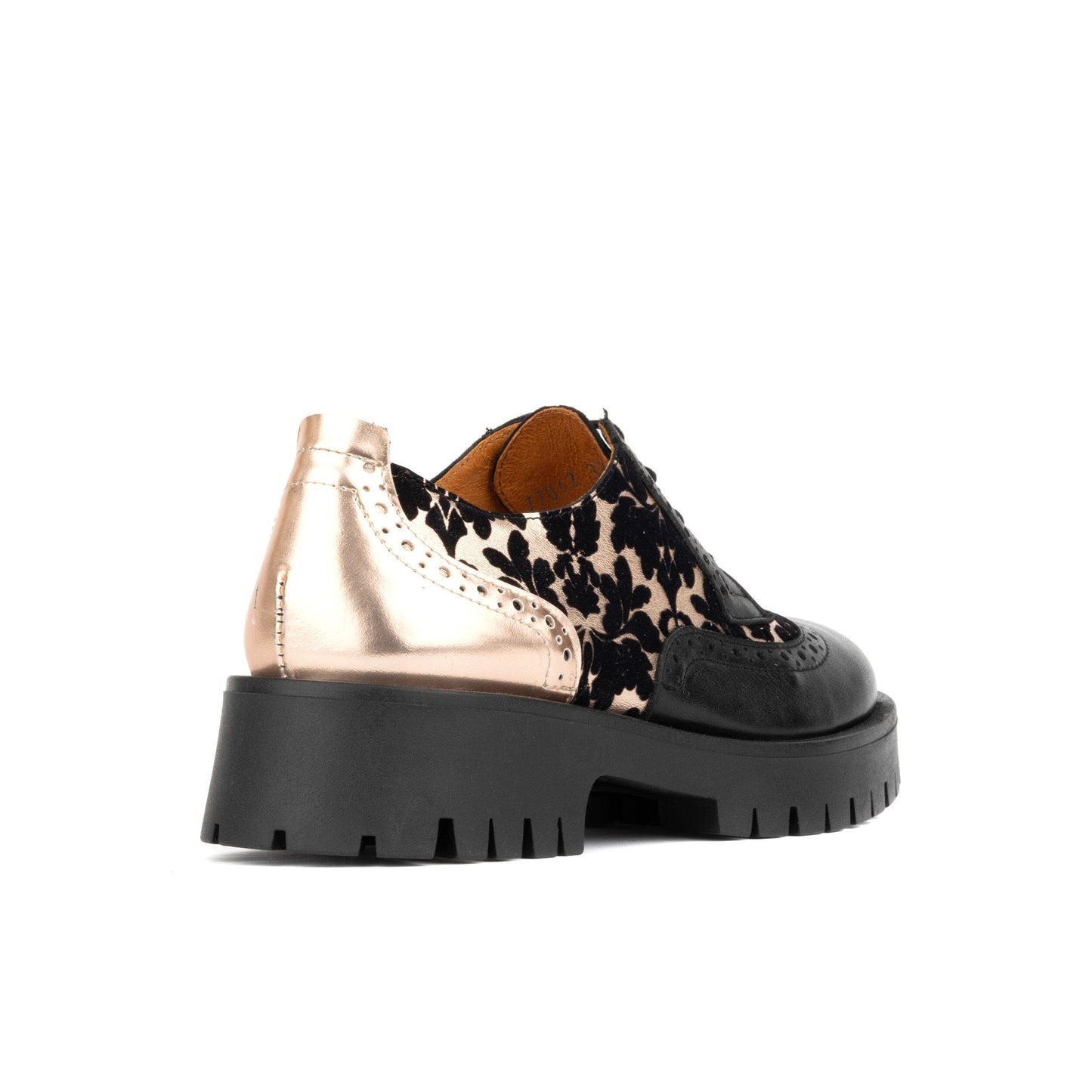 Artisan - Black & Rose Gold Womens Shoes Embassy London 