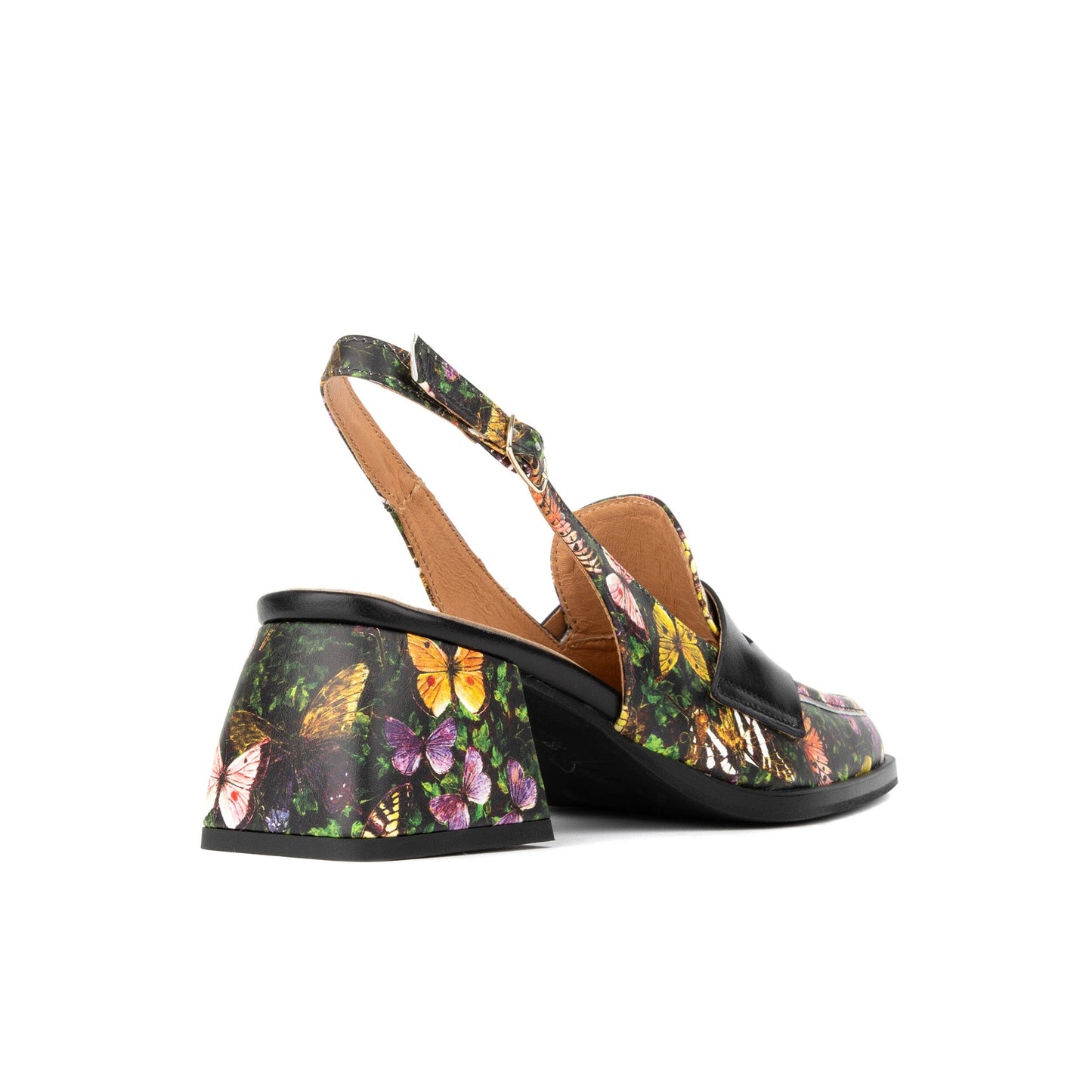 Diana - Black & Butterfly Multi Womens Heels Embassy London 