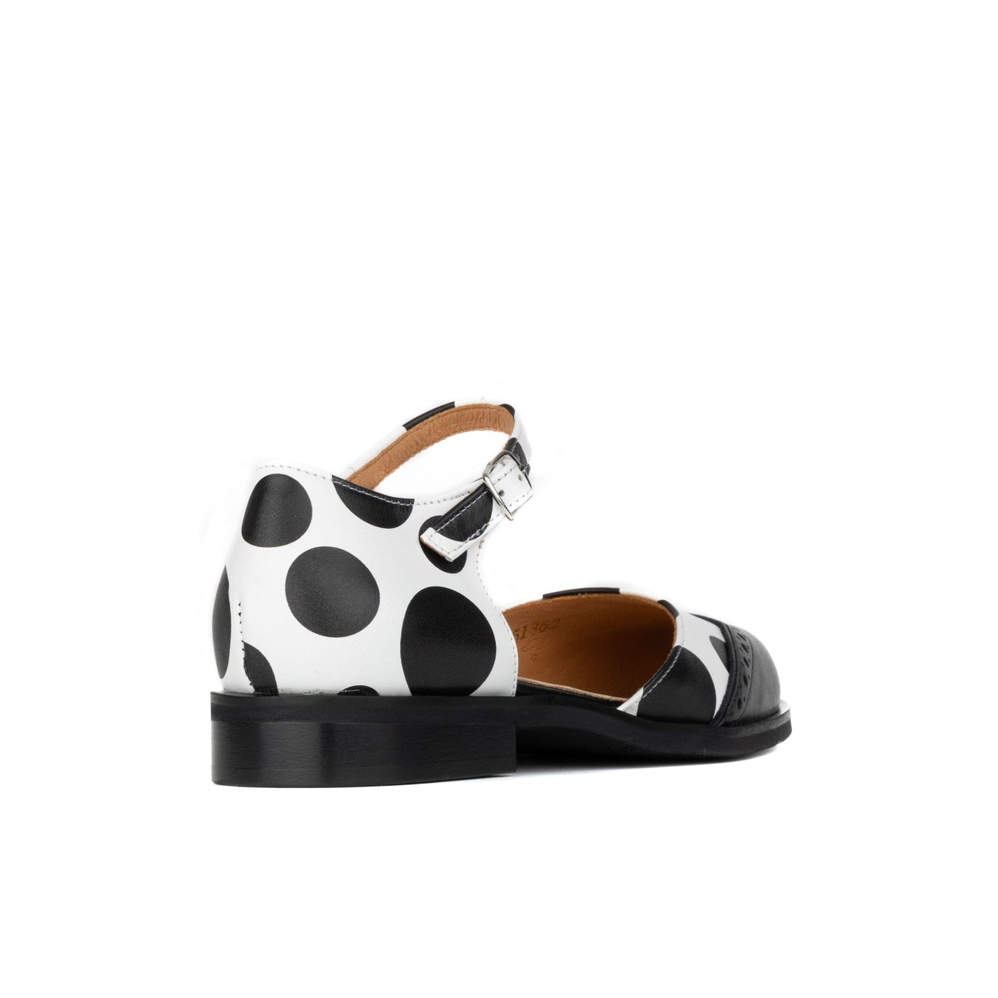 Gigot - Black & White Polka Dot Womens Sandals Embassy London 