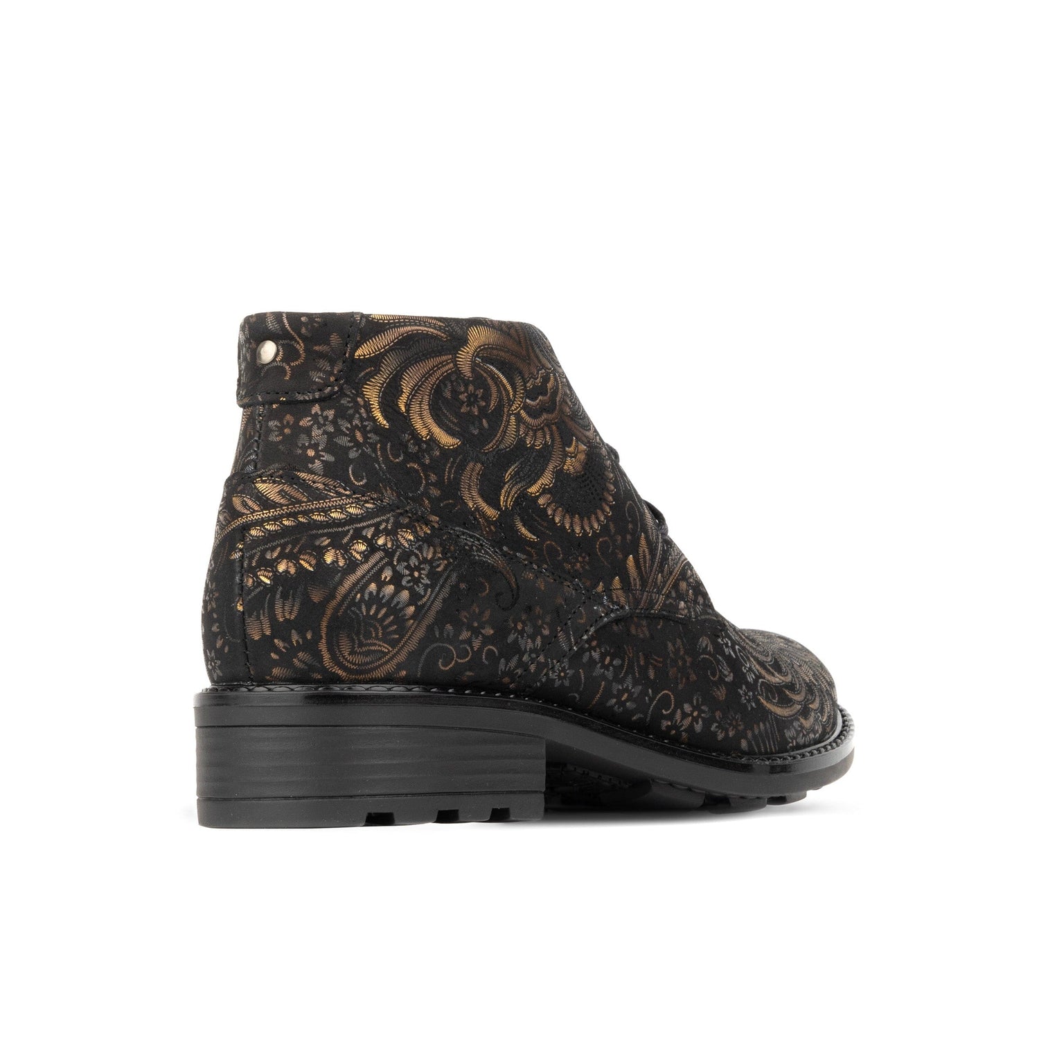 Laviva - Black & Gold Womens Ankle Boots Embassy London 