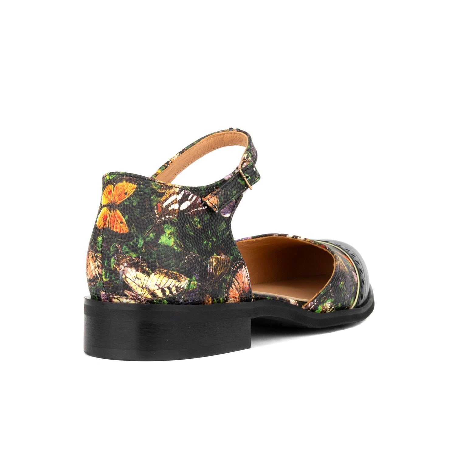 Gigot - Black & Butterfly Multi Womens Sandals Embassy London 