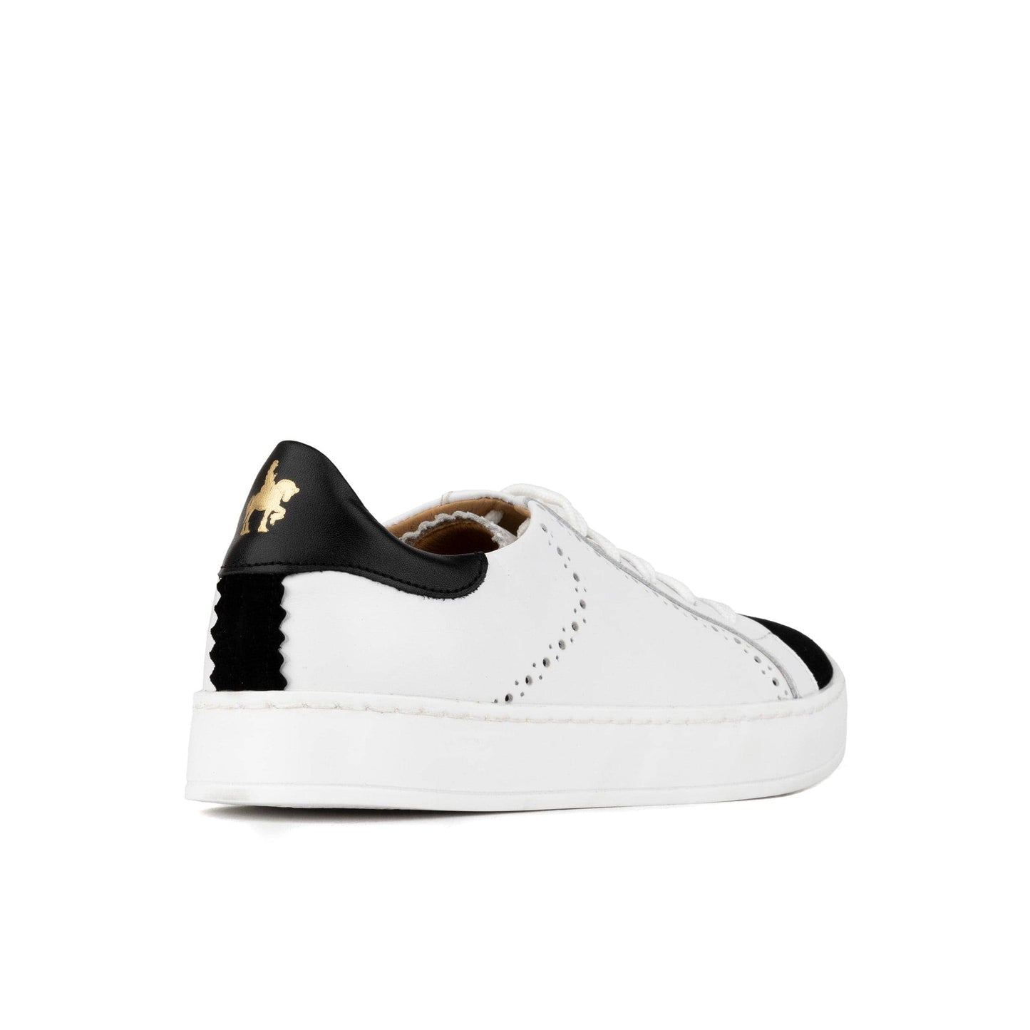 Serena - Black & White Womens Trainers Embassy London 