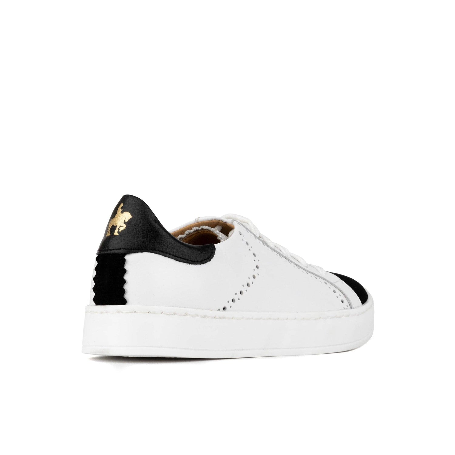 Serena - Black & White Womens Trainers Embassy London 