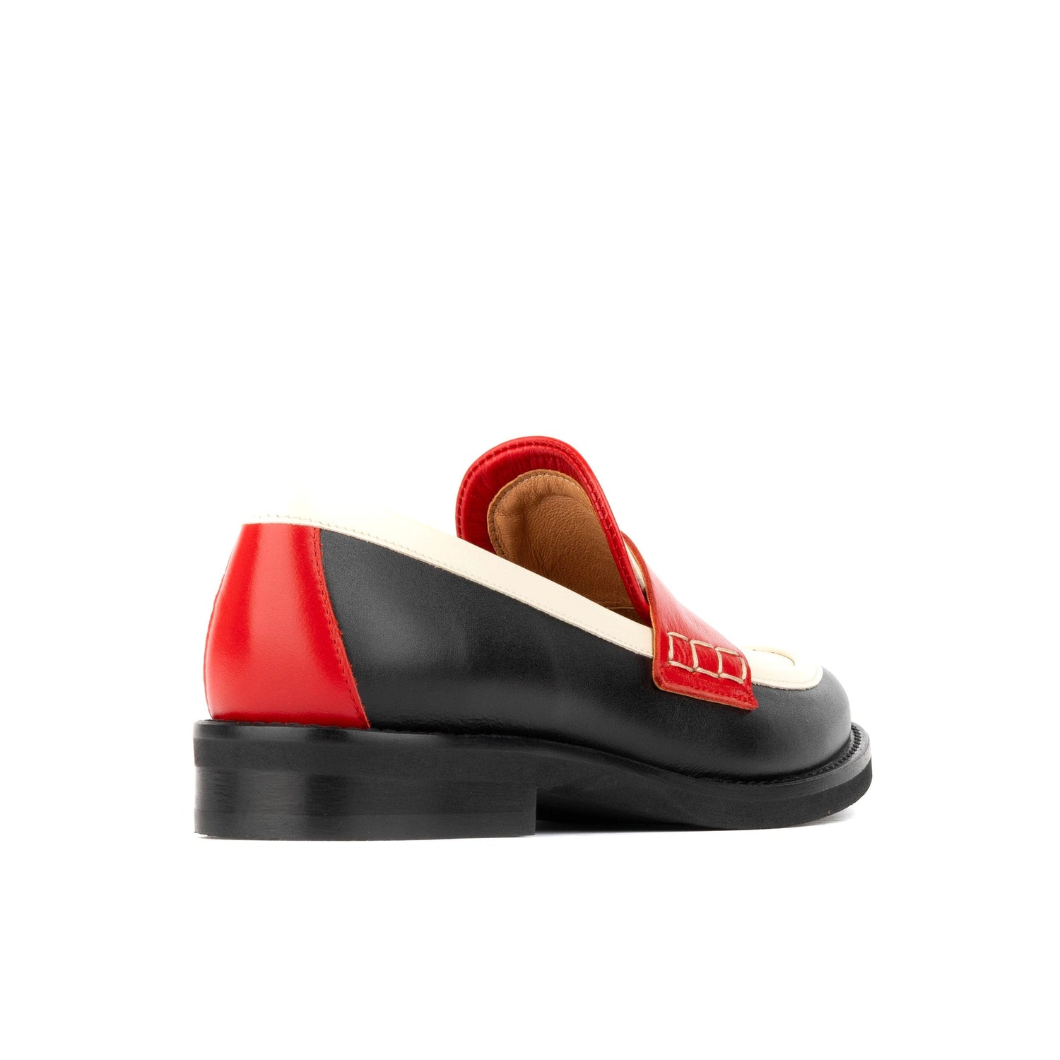 Kay - Red & Cream Womens Loafers Embassy London 