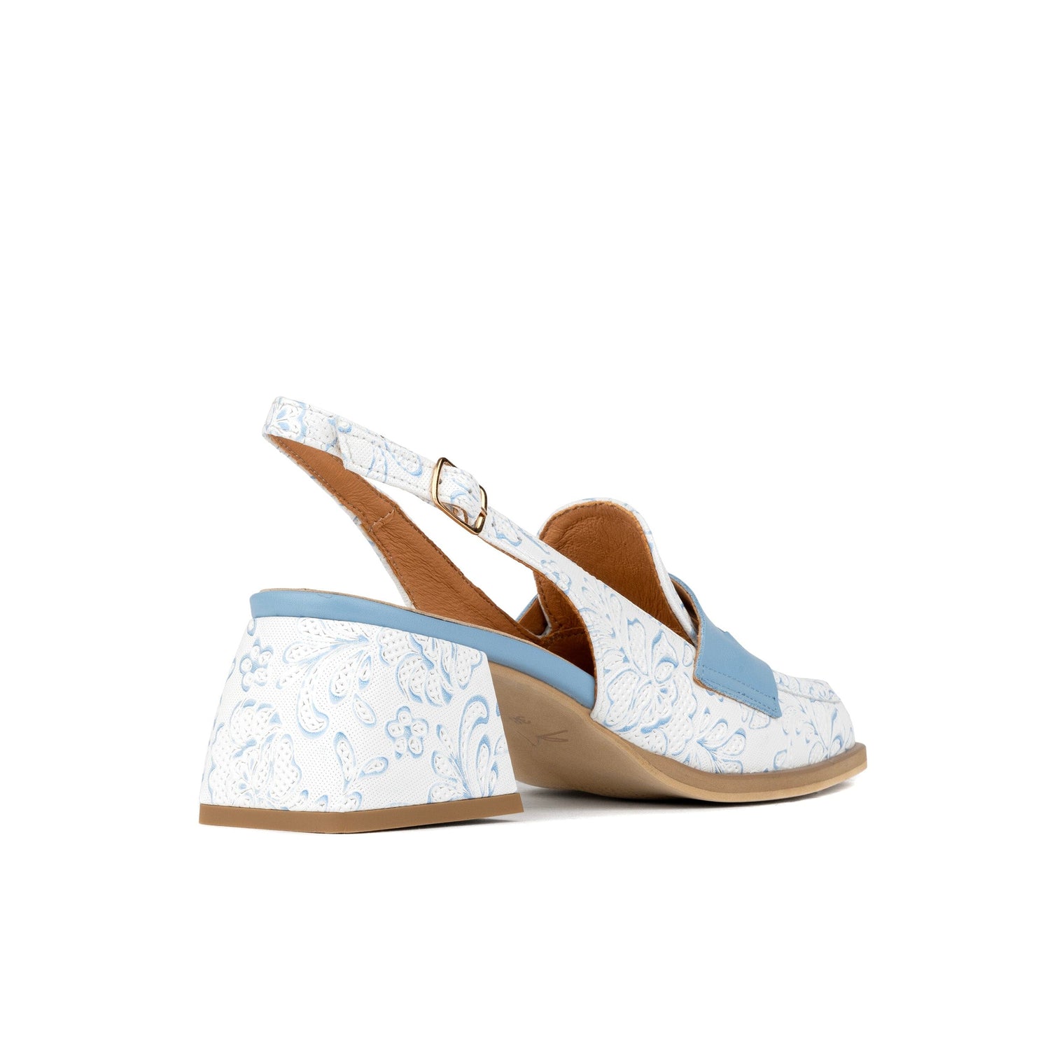 Diana - White Flowers Womens Heels Embassy London 