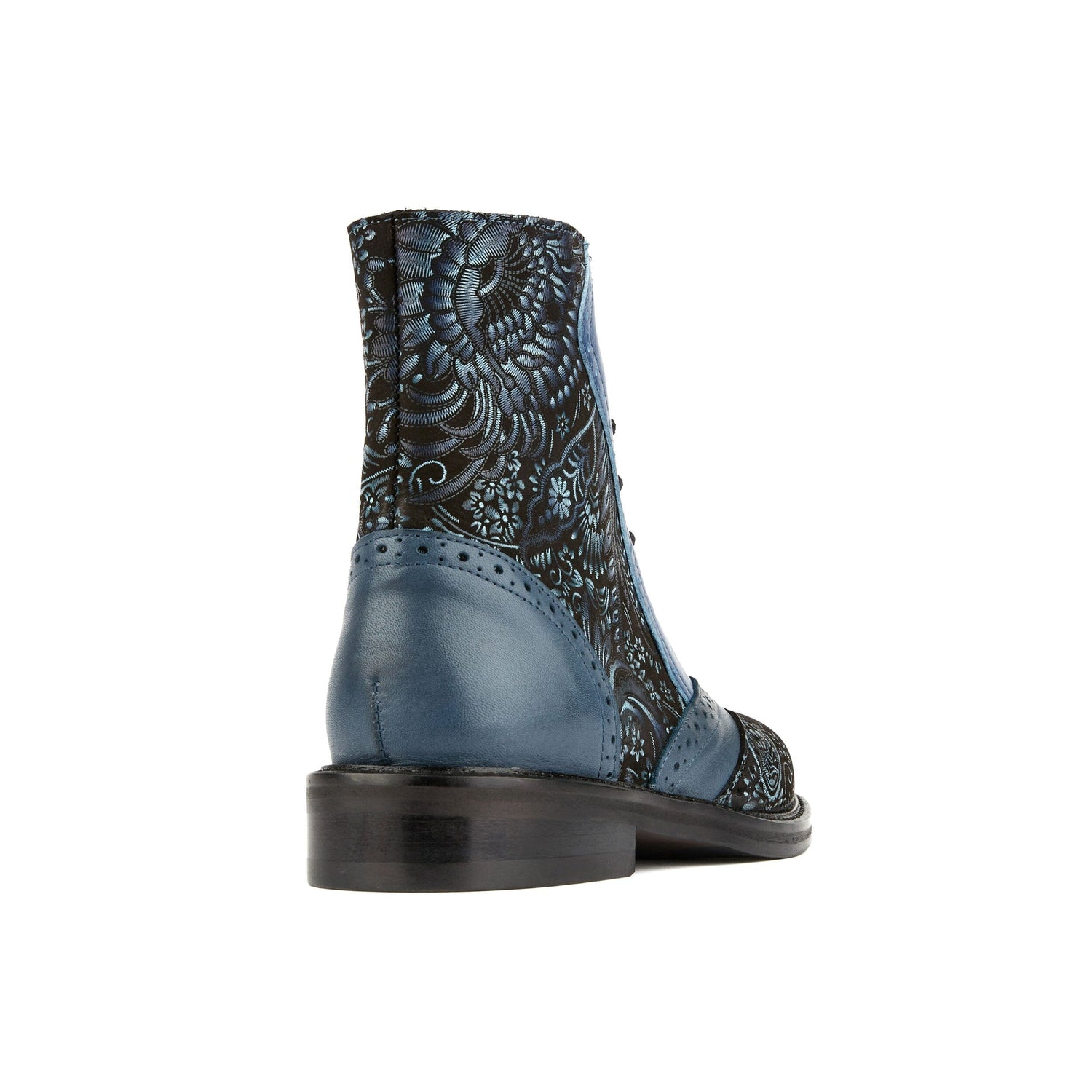 Brick Lane Boots - Blue Multi Womens Ankle Boots Embassy London 