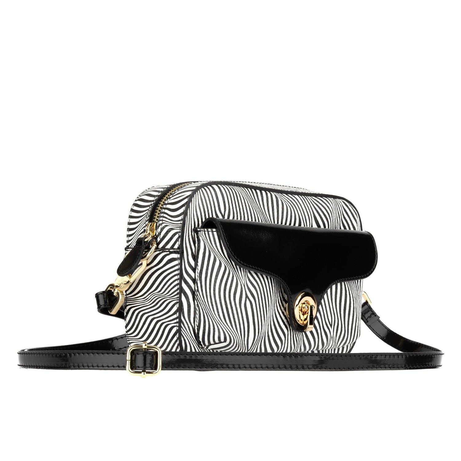 Lady Camara - Optical Zebra & Black Handbags Embassy London 