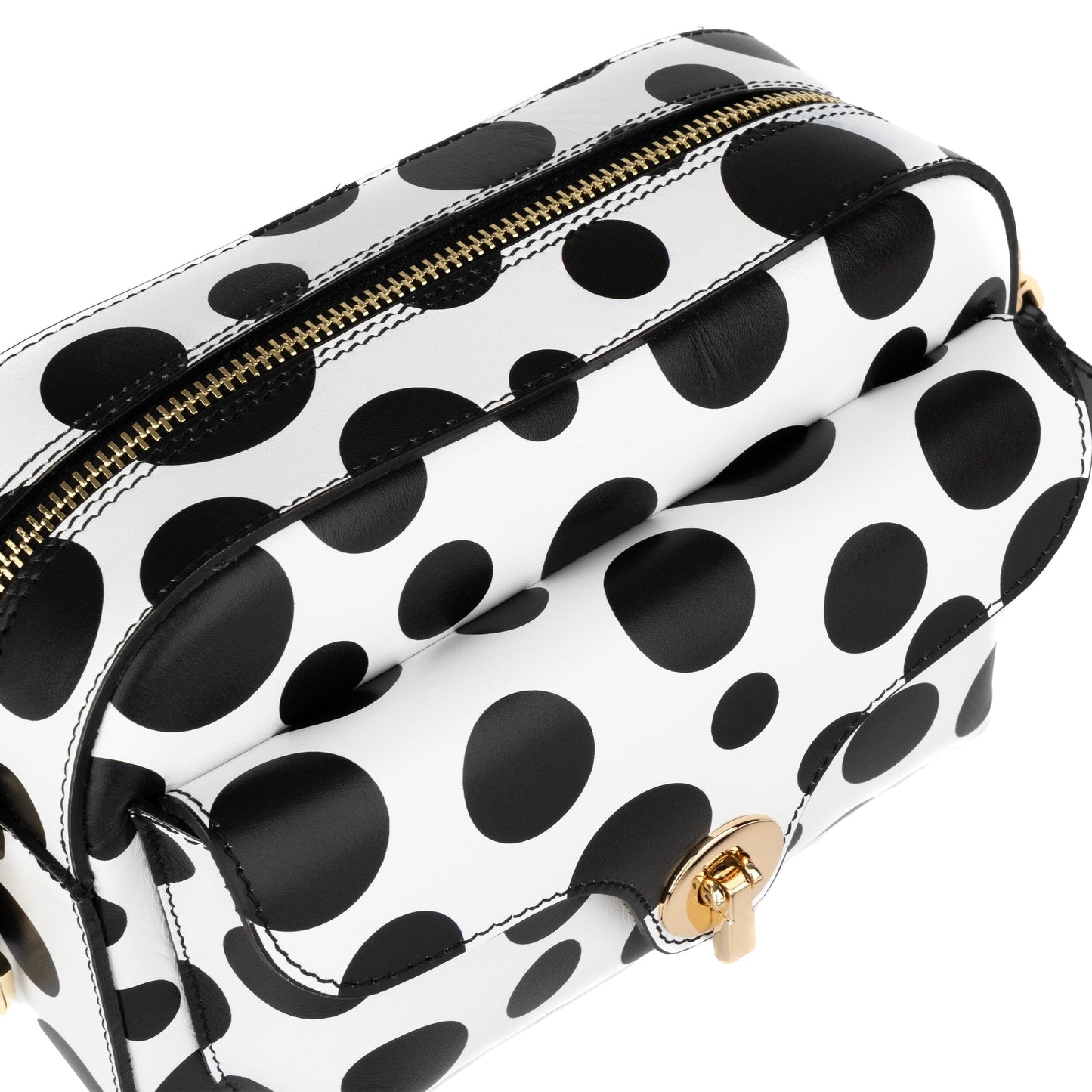 Lady Camara - Black & White Polka Handbags Embassy London 