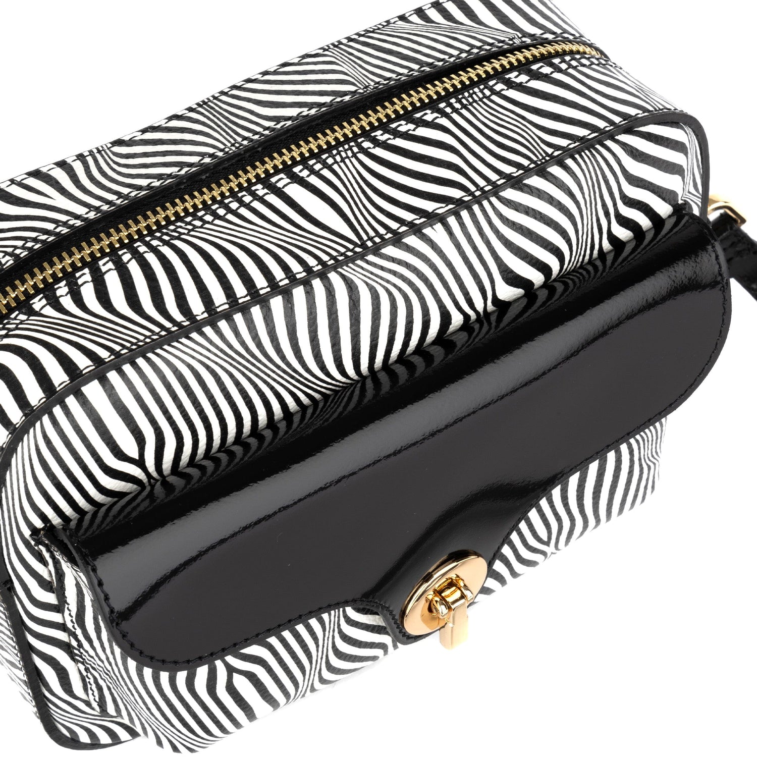 Lady Camara - Optical Zebra & Black Handbags Embassy London 