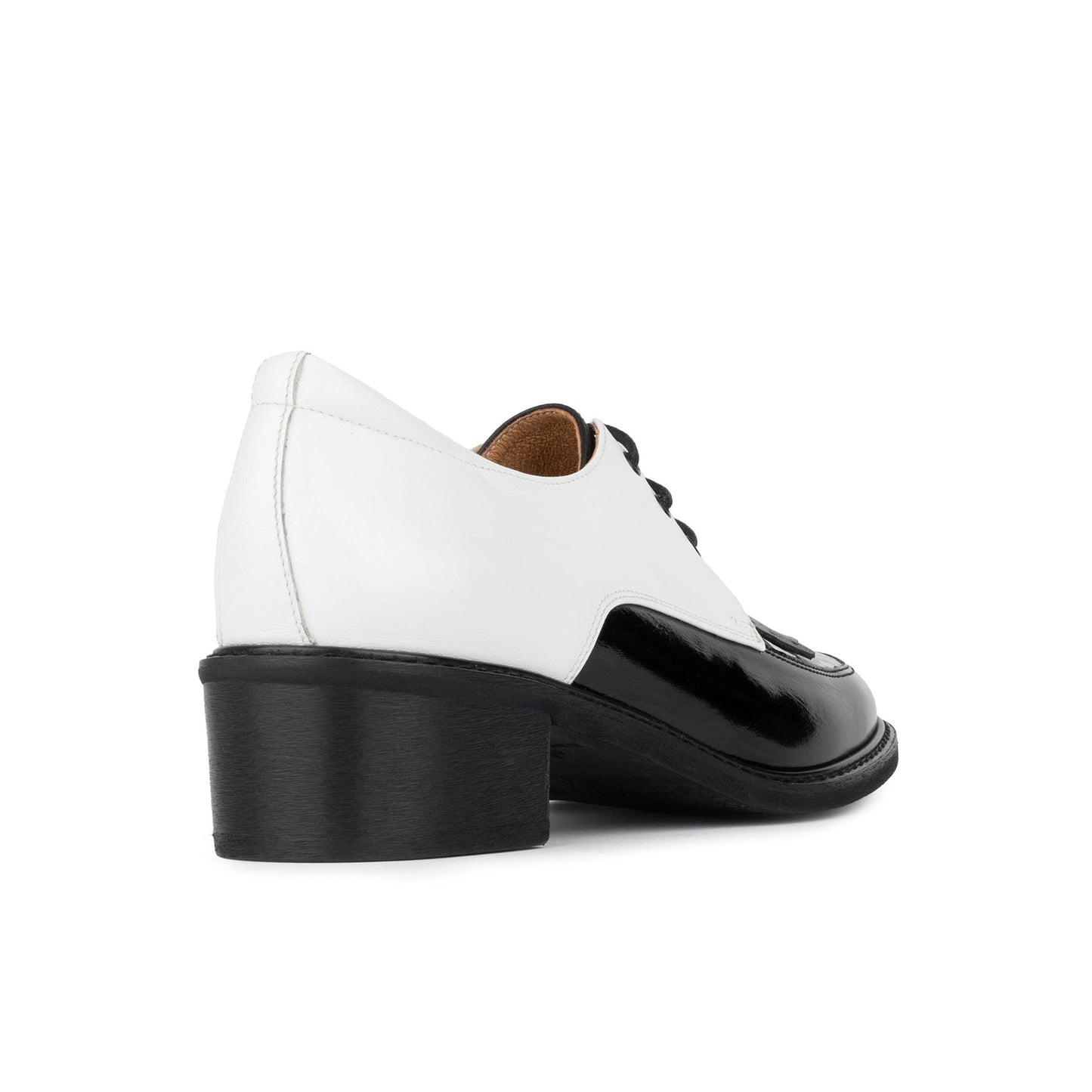 Retro Tone - Black & White Hexa Womens Heels Embassy London 
