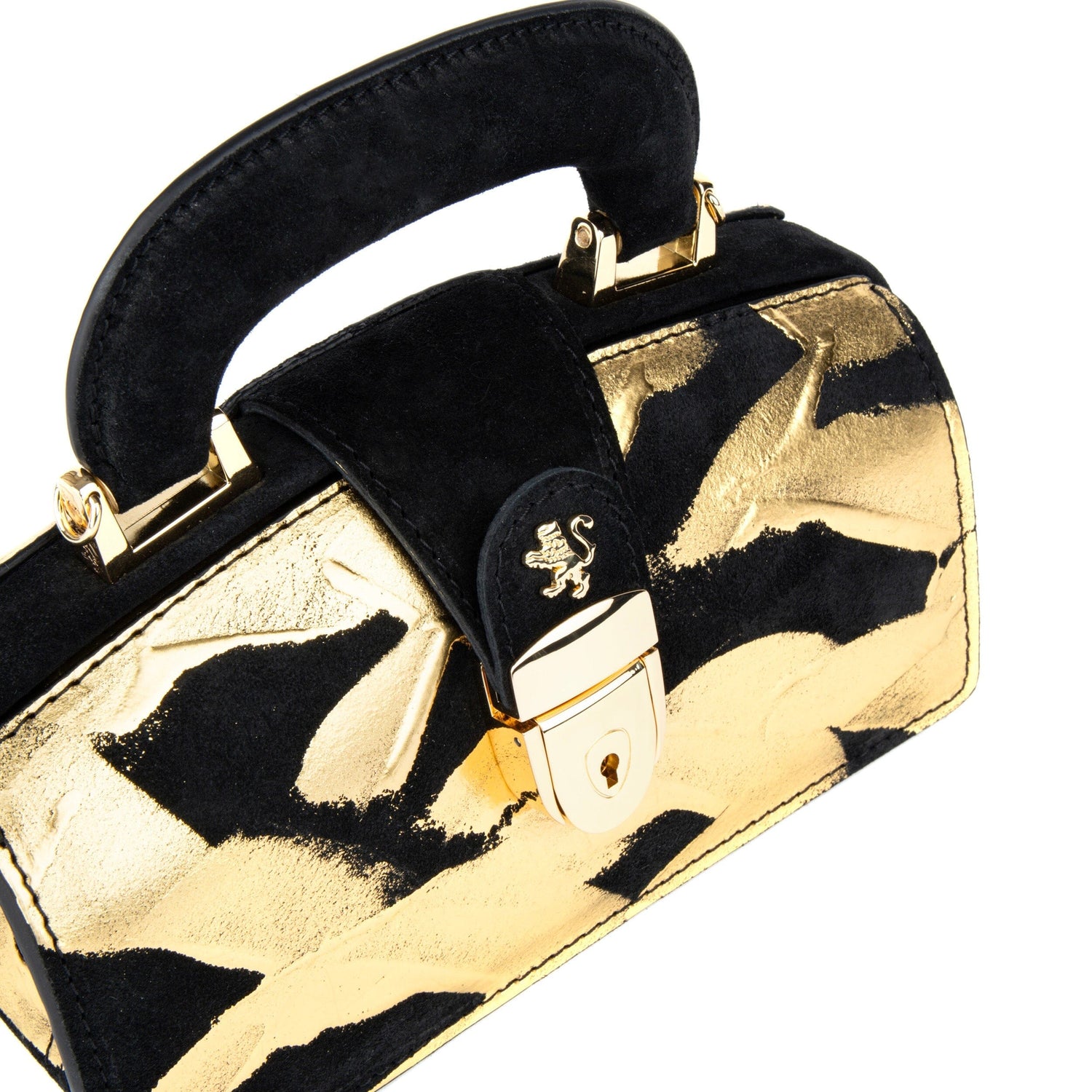 Gazelle Mini - Gold & Black Handbags Embassy London 