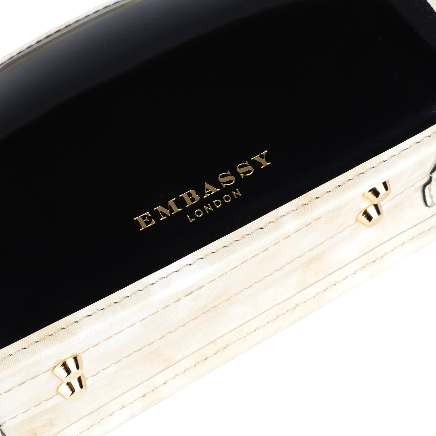 Gazelle Mini - Black & Cream Handbags Embassy London 