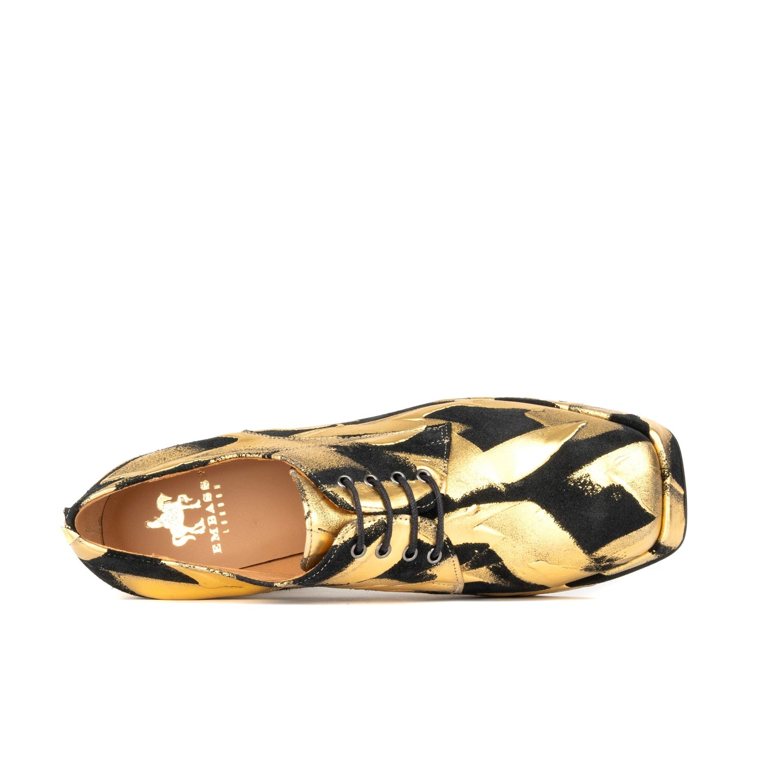 Womens Platform Heels Gold Black Embassy London Roulette UK 8 / EU 41 / US 10 Womens Platform Heels Gold Black Embassy London Roulette UK 8 / EU 41 / US 10
