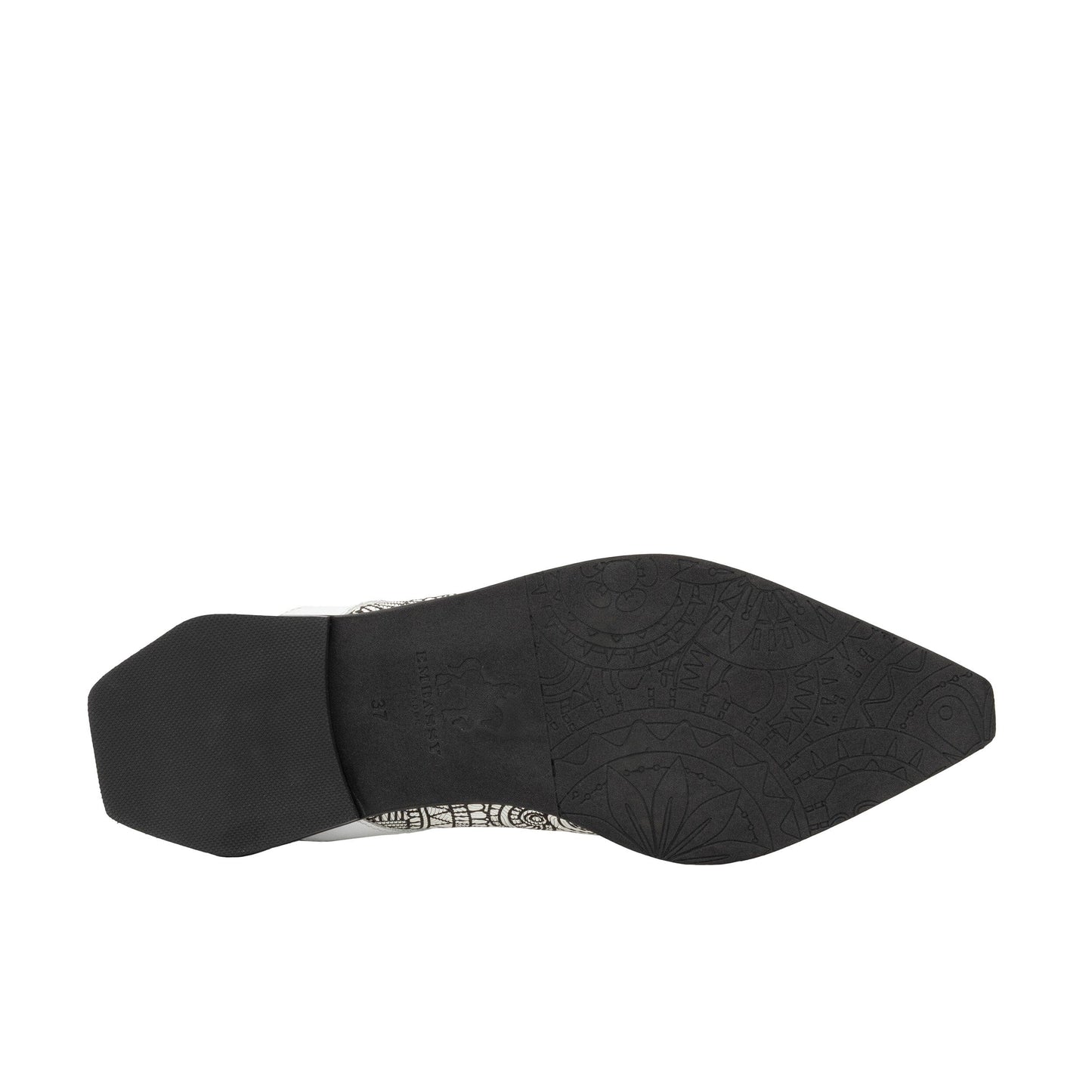 Harlowe - Black & White & Graphic Print Womens Shoes Embassy London 