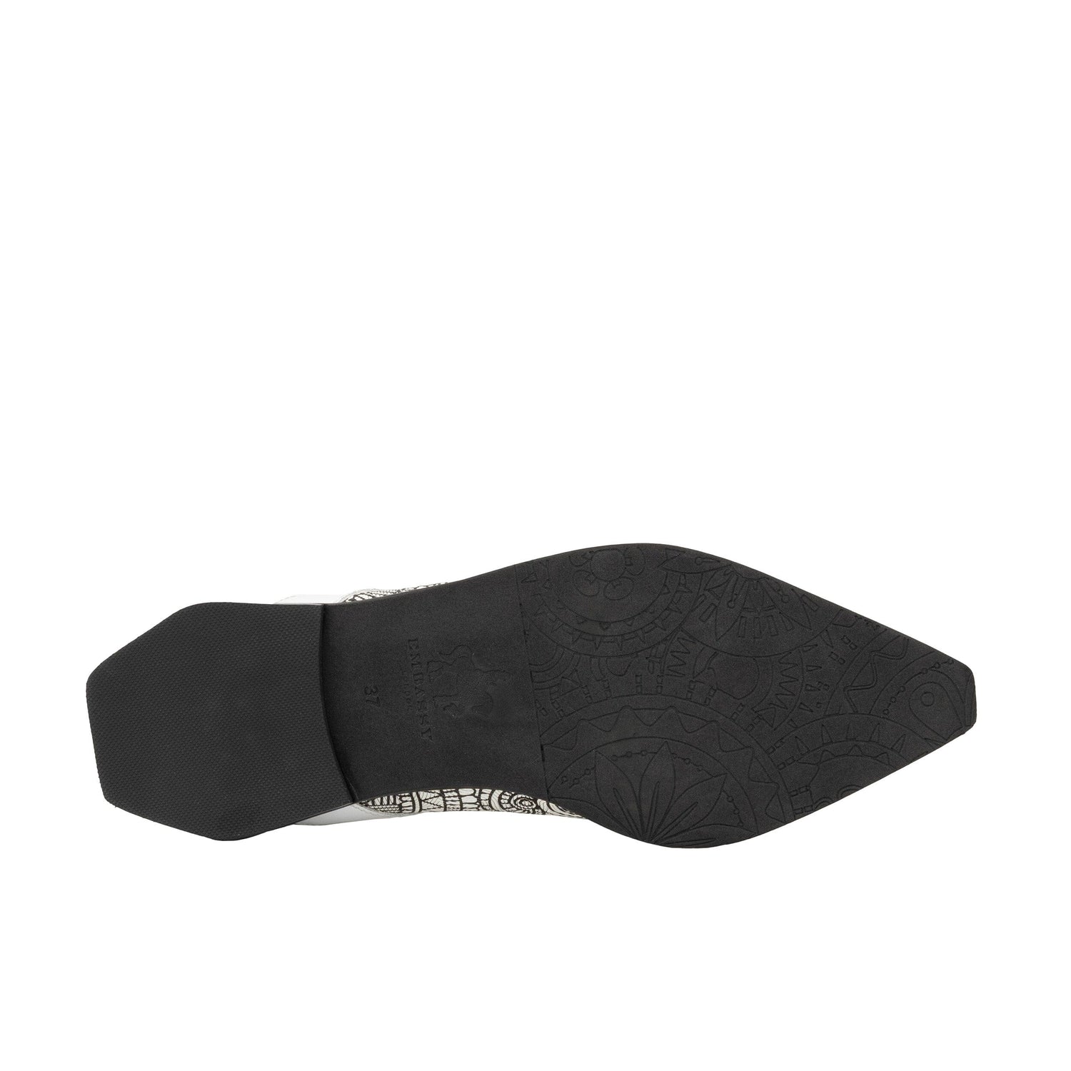 Harlowe - Black & White & Graphic Print Womens Shoes Embassy London 