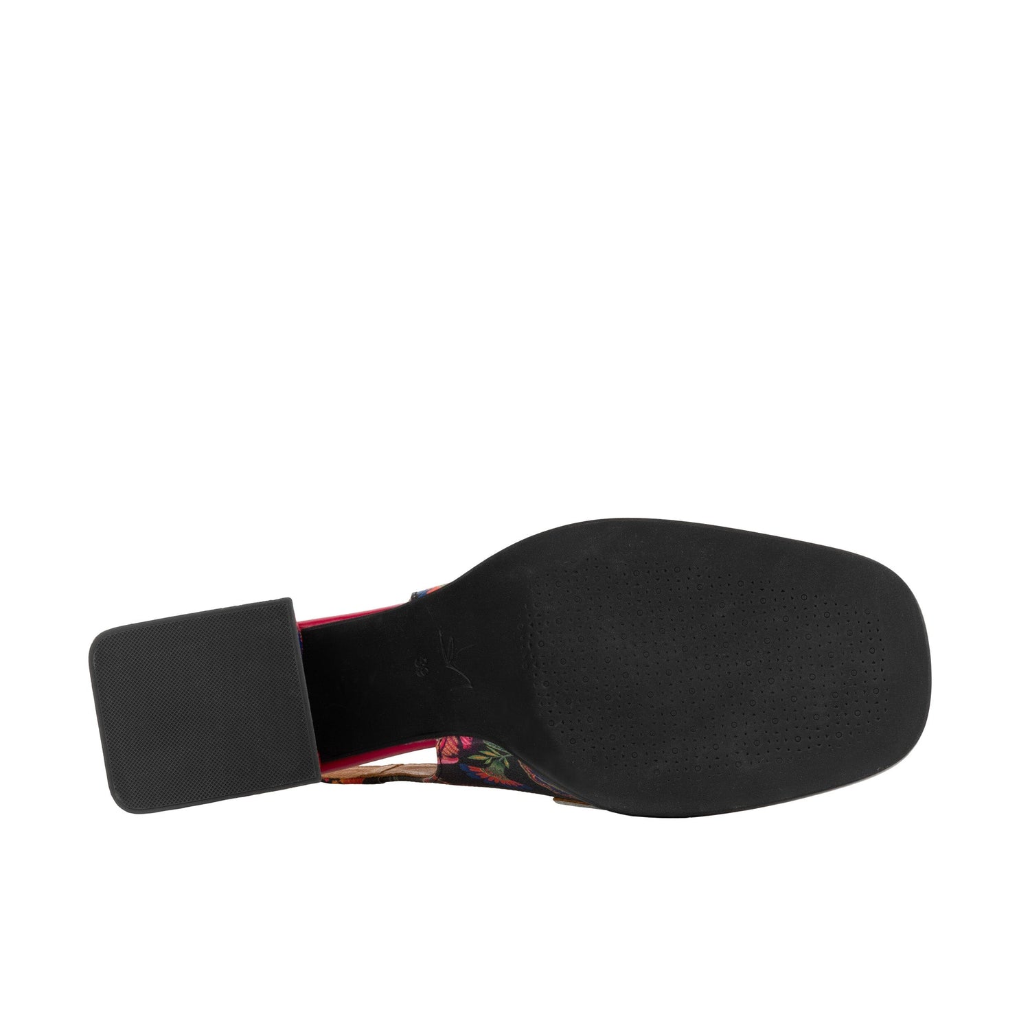 Diana - Black & Red Flowers Womens Heels Embassy London 