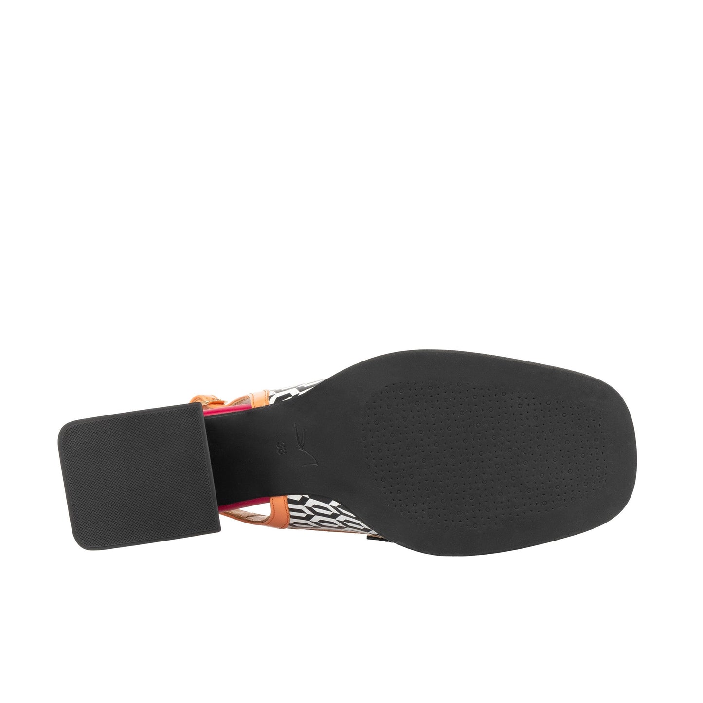 Diana - Black & White Hexa Womens Heels Embassy London 