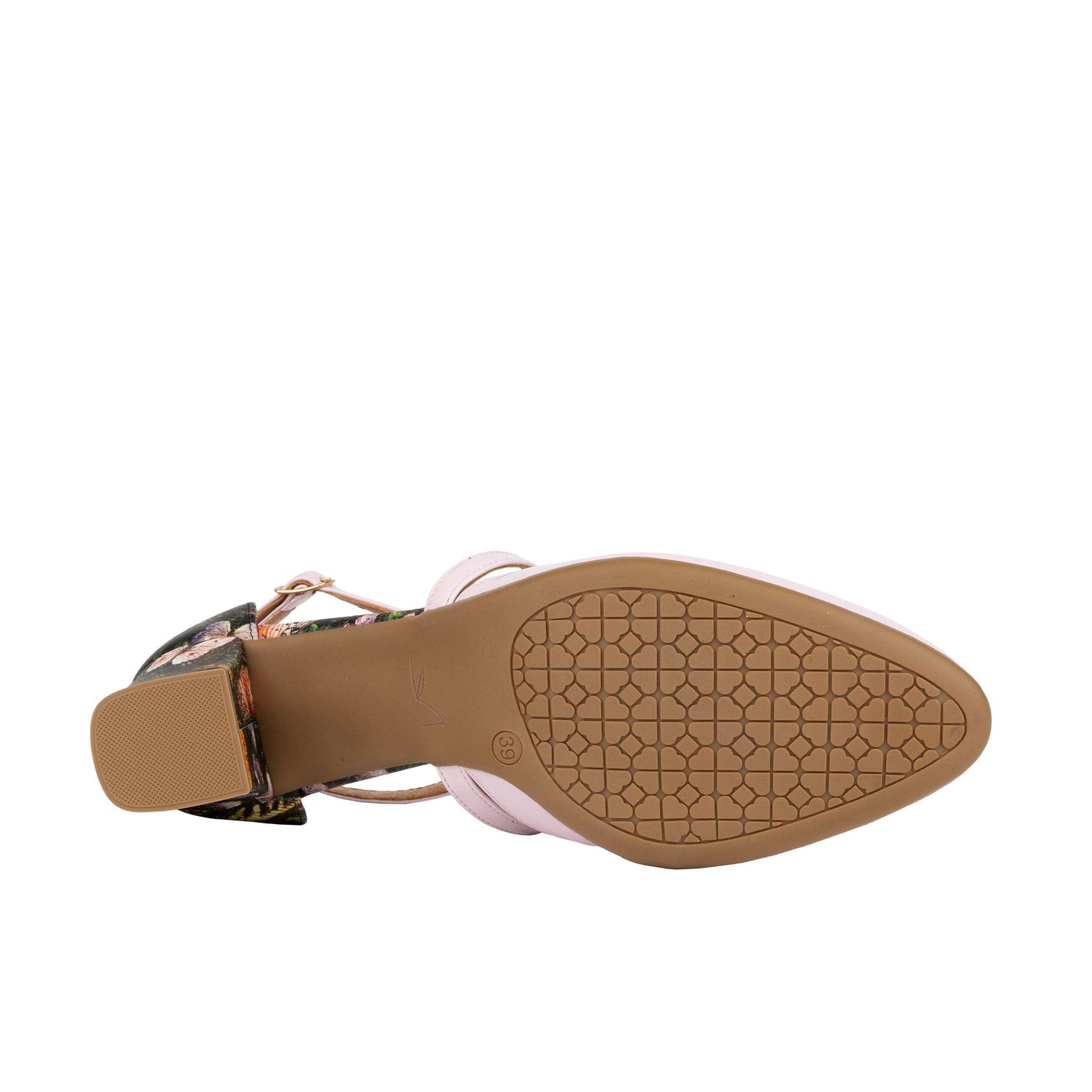 Danni - Light Pink & Butterfly Multi Womens Heels Embassy London 