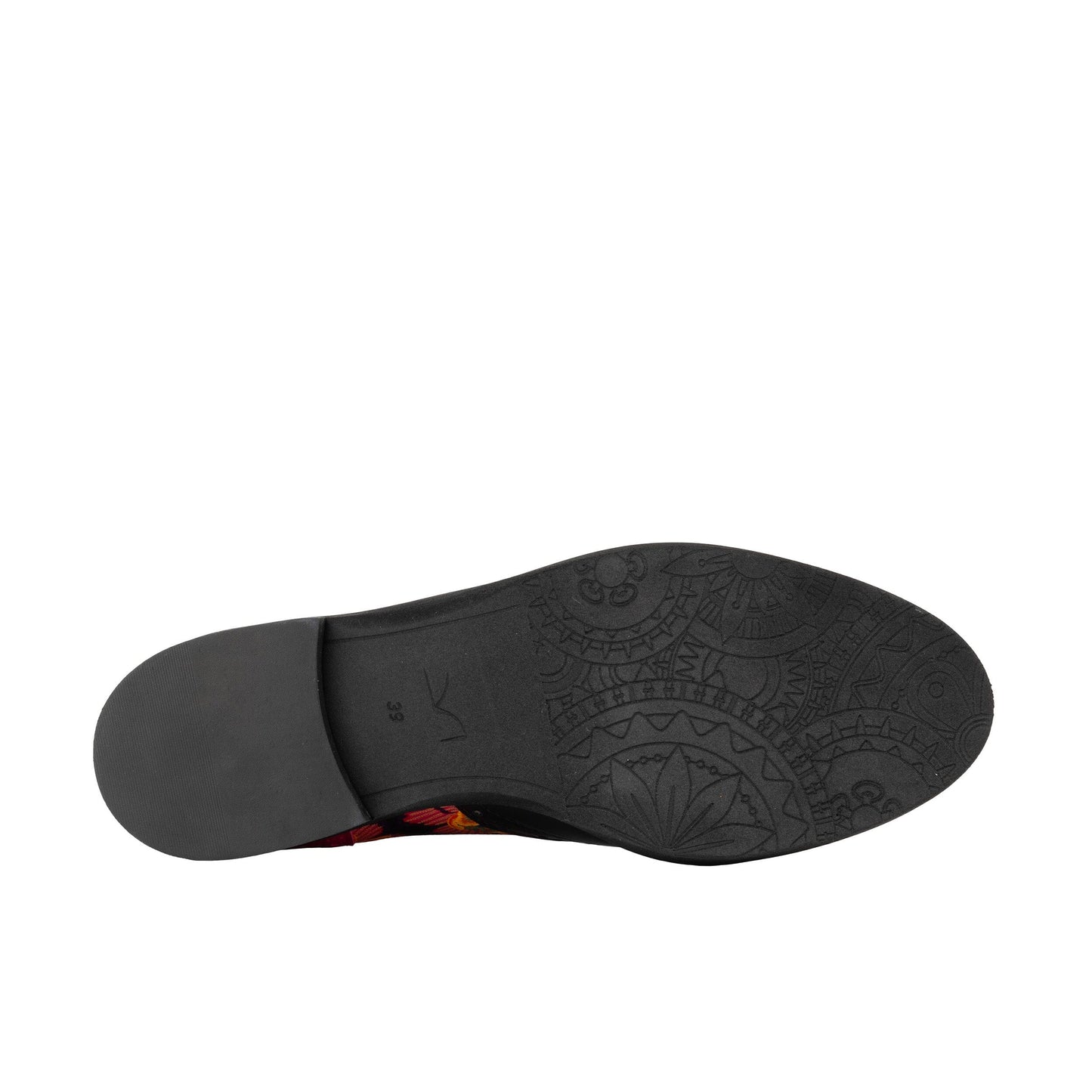 Vivienne - Black & Red Flowers Womens Shoes Embassy London 