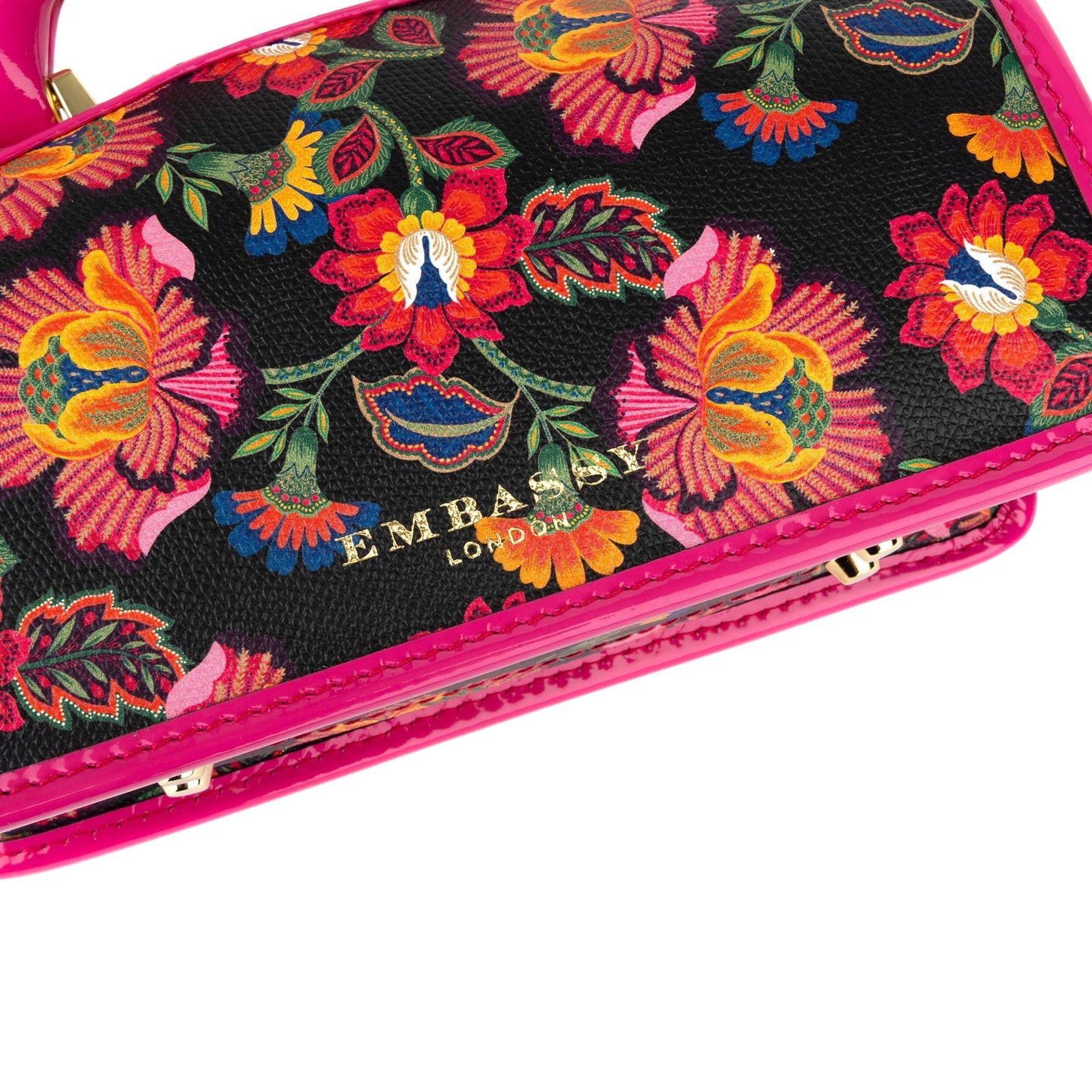 Gazelle Mini - Red Flowers Handbags Embassy London 