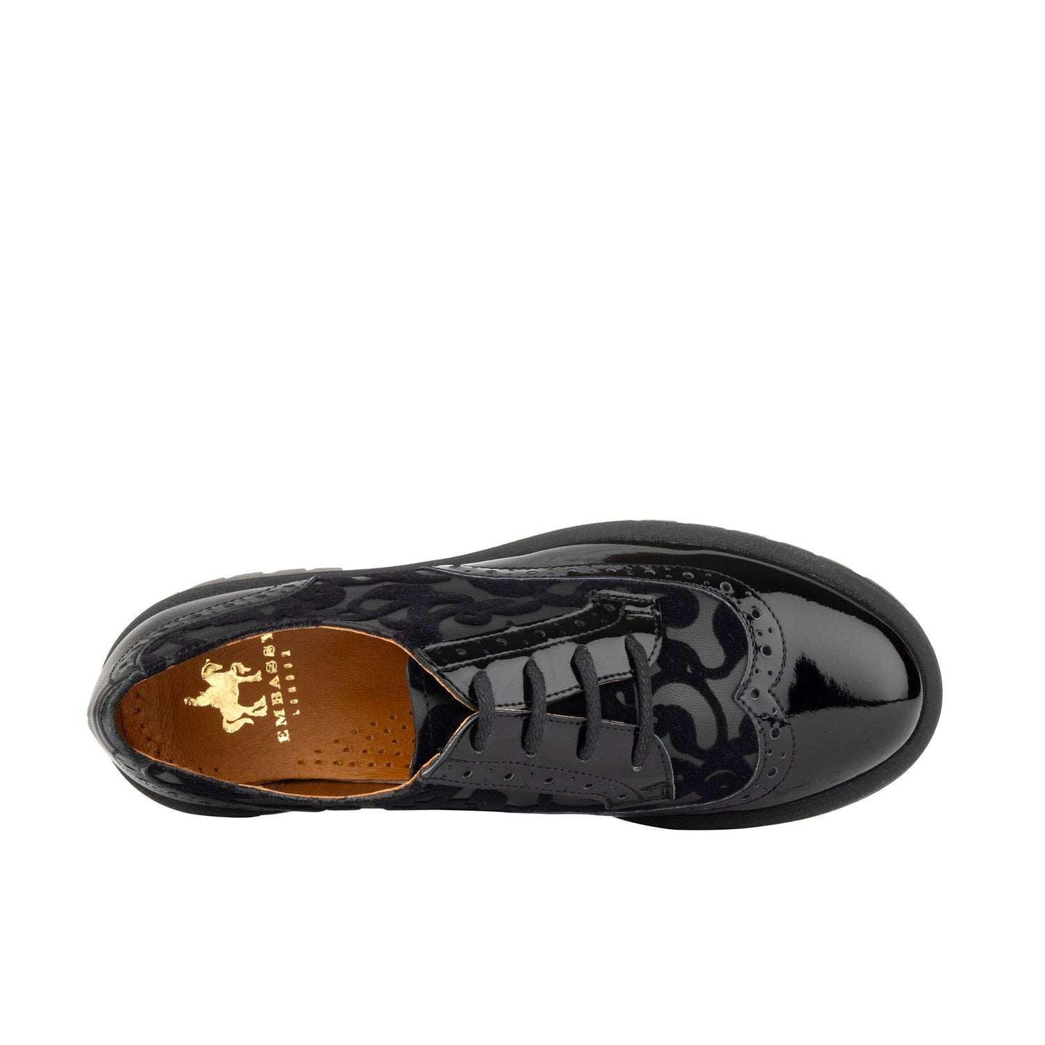 Artisan - Black Floral Womens Shoes Embassy London 