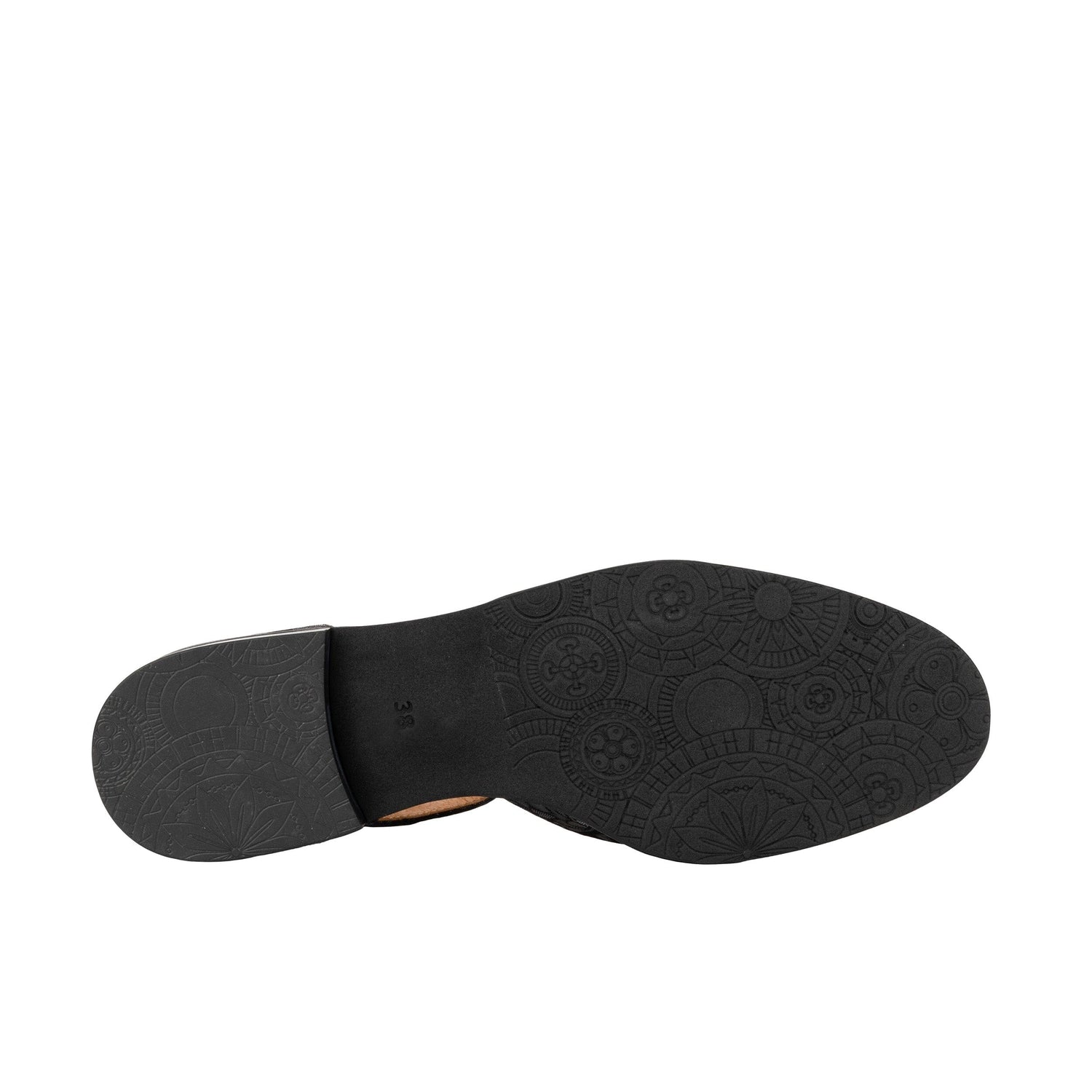 Gigot - Black Emboss Womens Sandals Embassy London 
