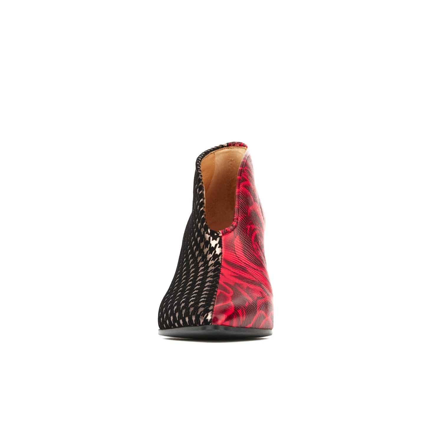 Charlotte - Red Rose & Houndstooth Womens Heels Embassy London 