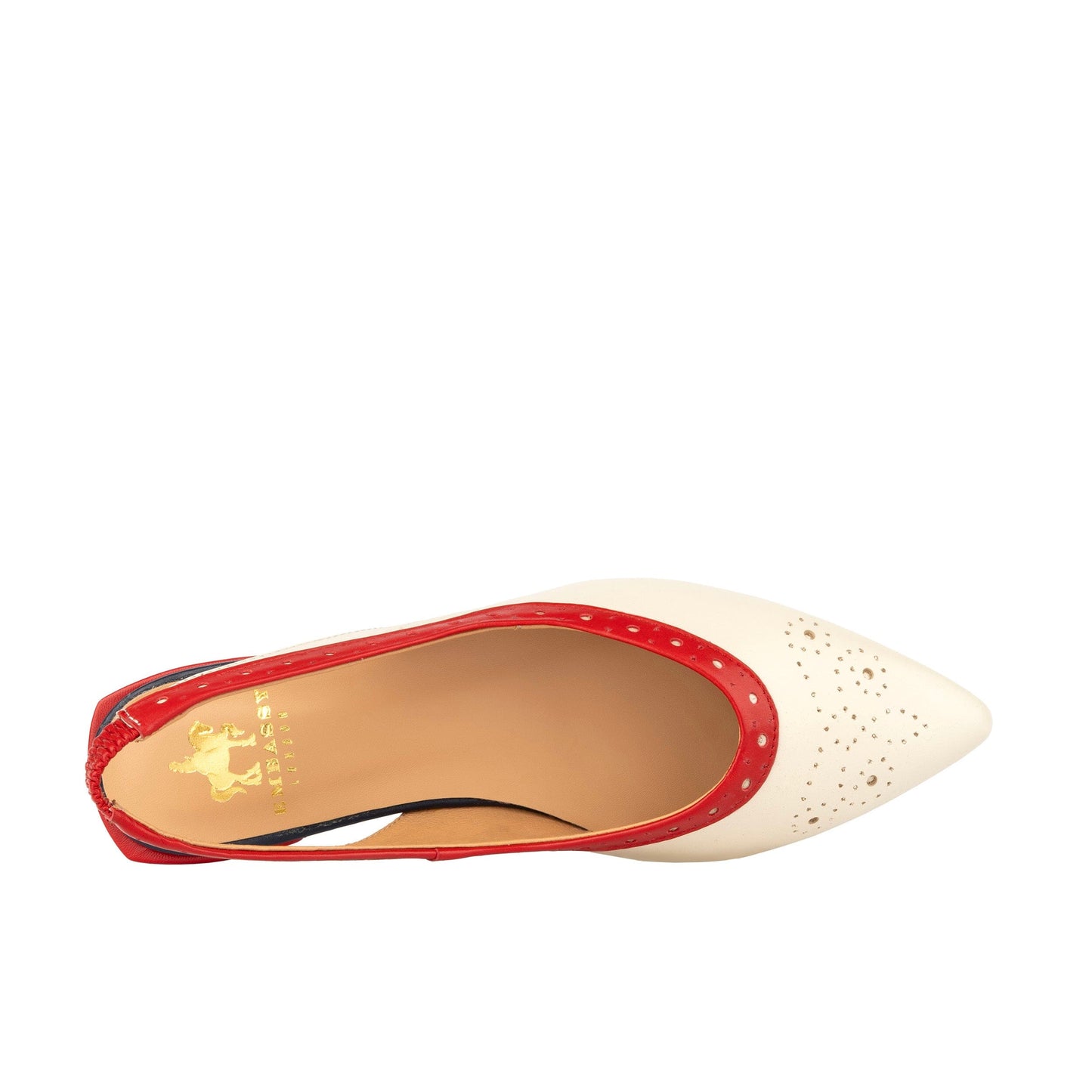 Holly - Cream & Red & Blue Womens Sandals Embassy London 