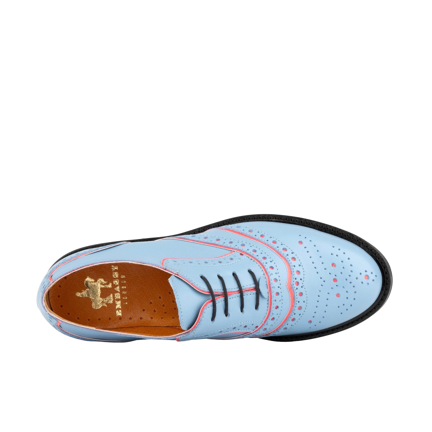 Brick Lane - Light Blue & Pink Womens Shoes Embassy London 