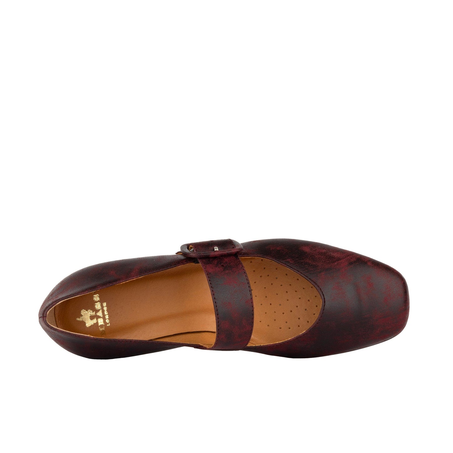 Bliss - Burgundy Womens Loafers Embassy London 