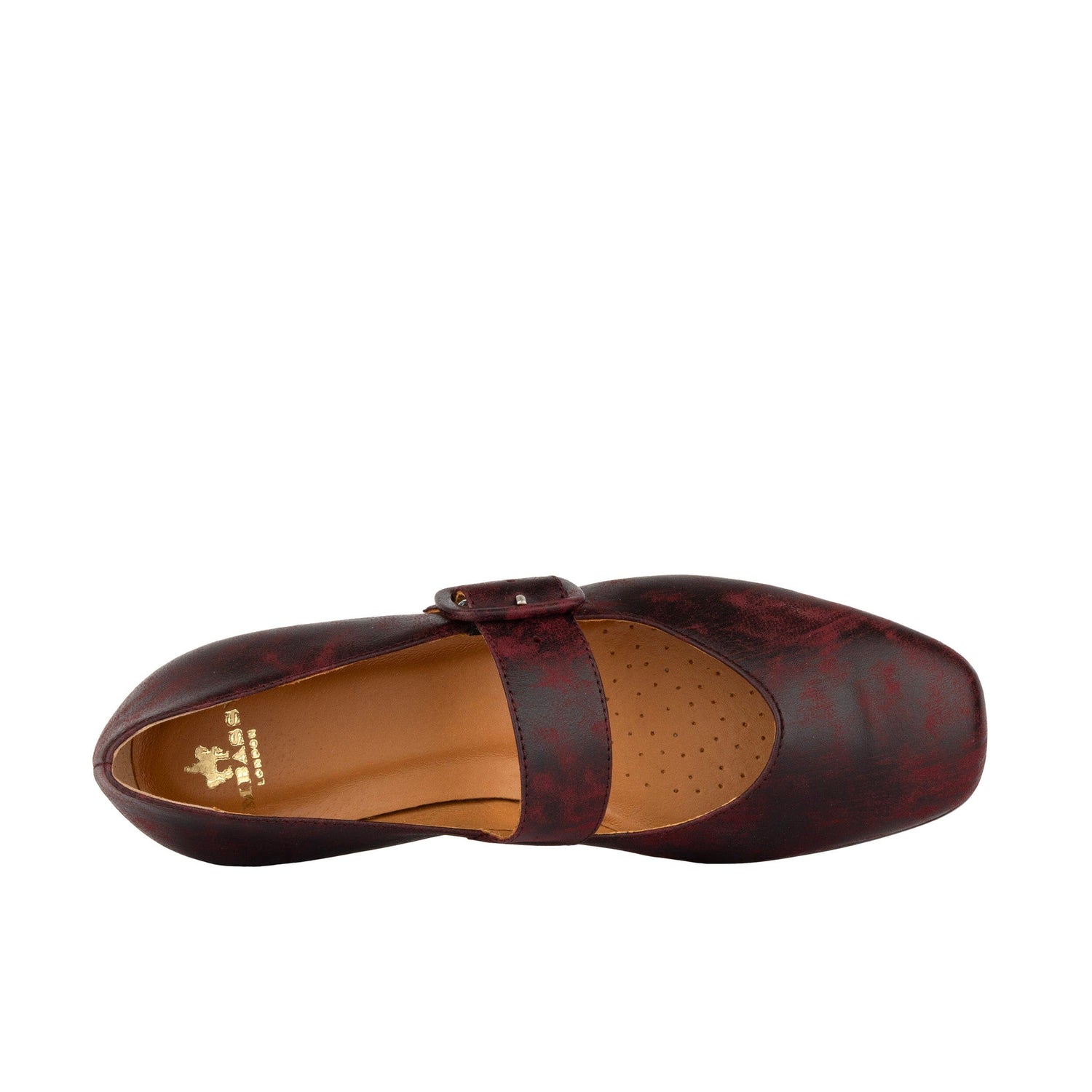 Bliss - Burgundy Womens Loafers Embassy London 