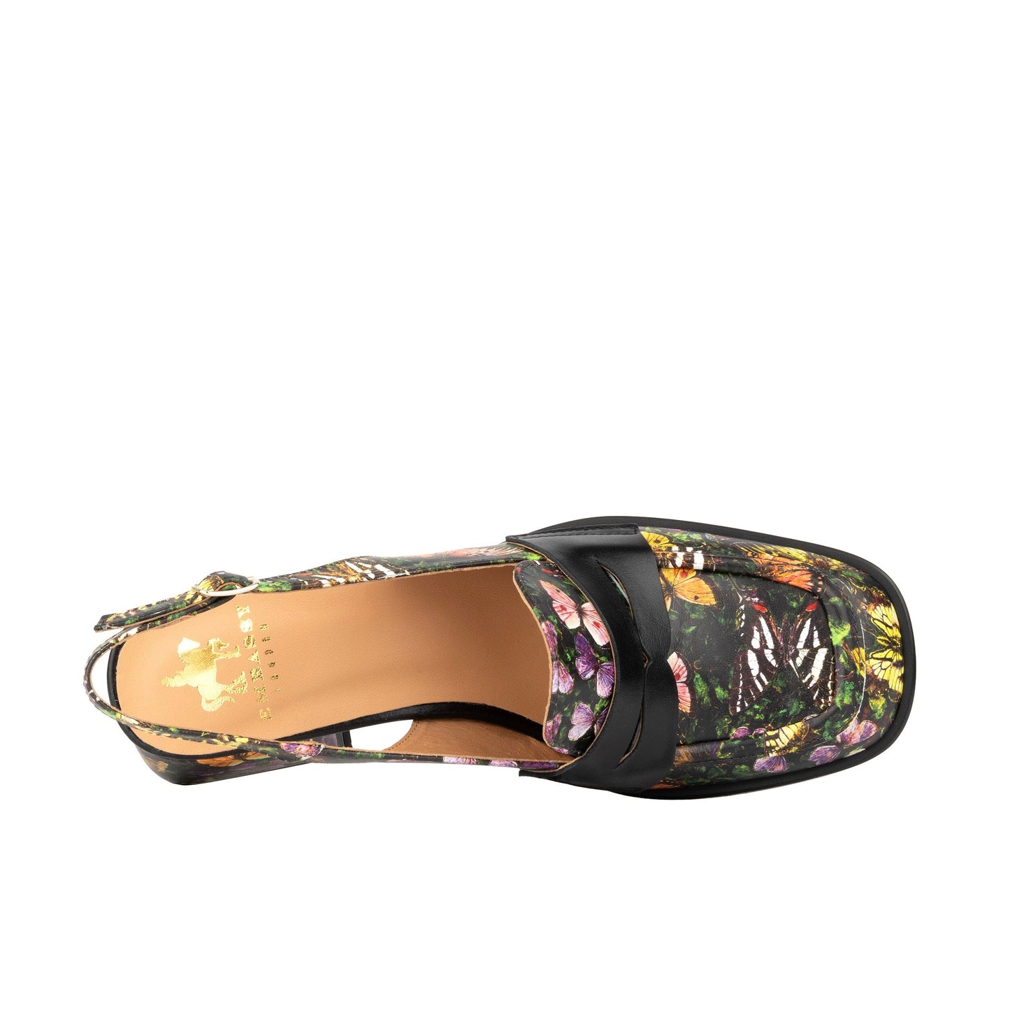 Diana - Black & Butterfly Multi Womens Heels Embassy London 