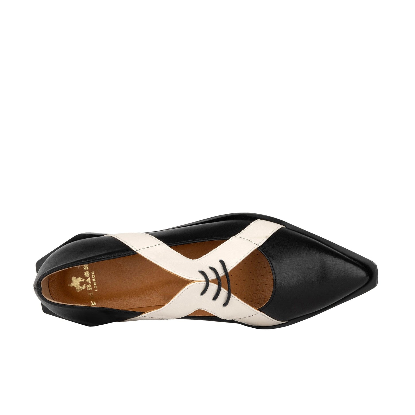 Harlowe - Black & White Womens Shoes Embassy London 