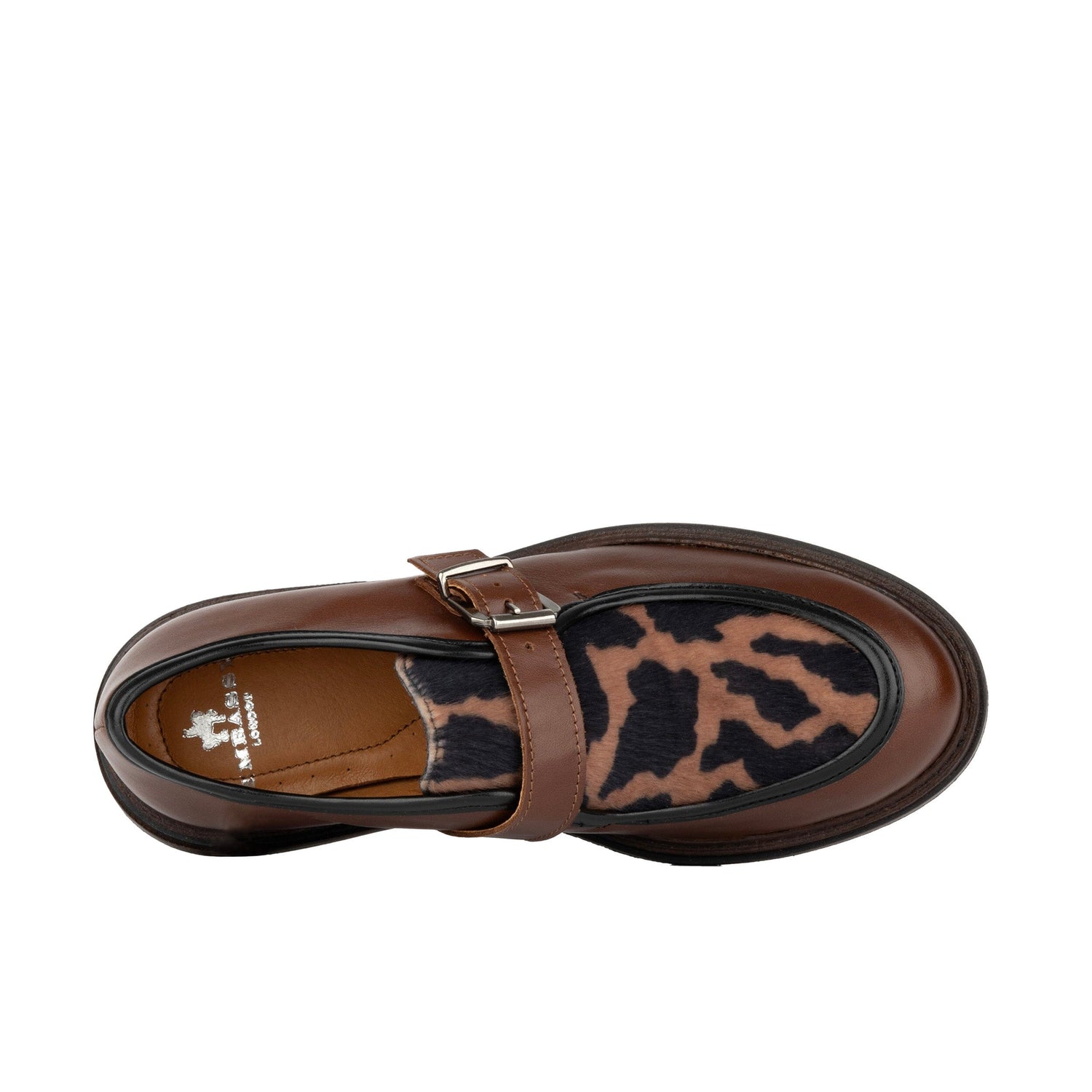 Strapp - Brown & Cow Womens Loafers Embassy London 