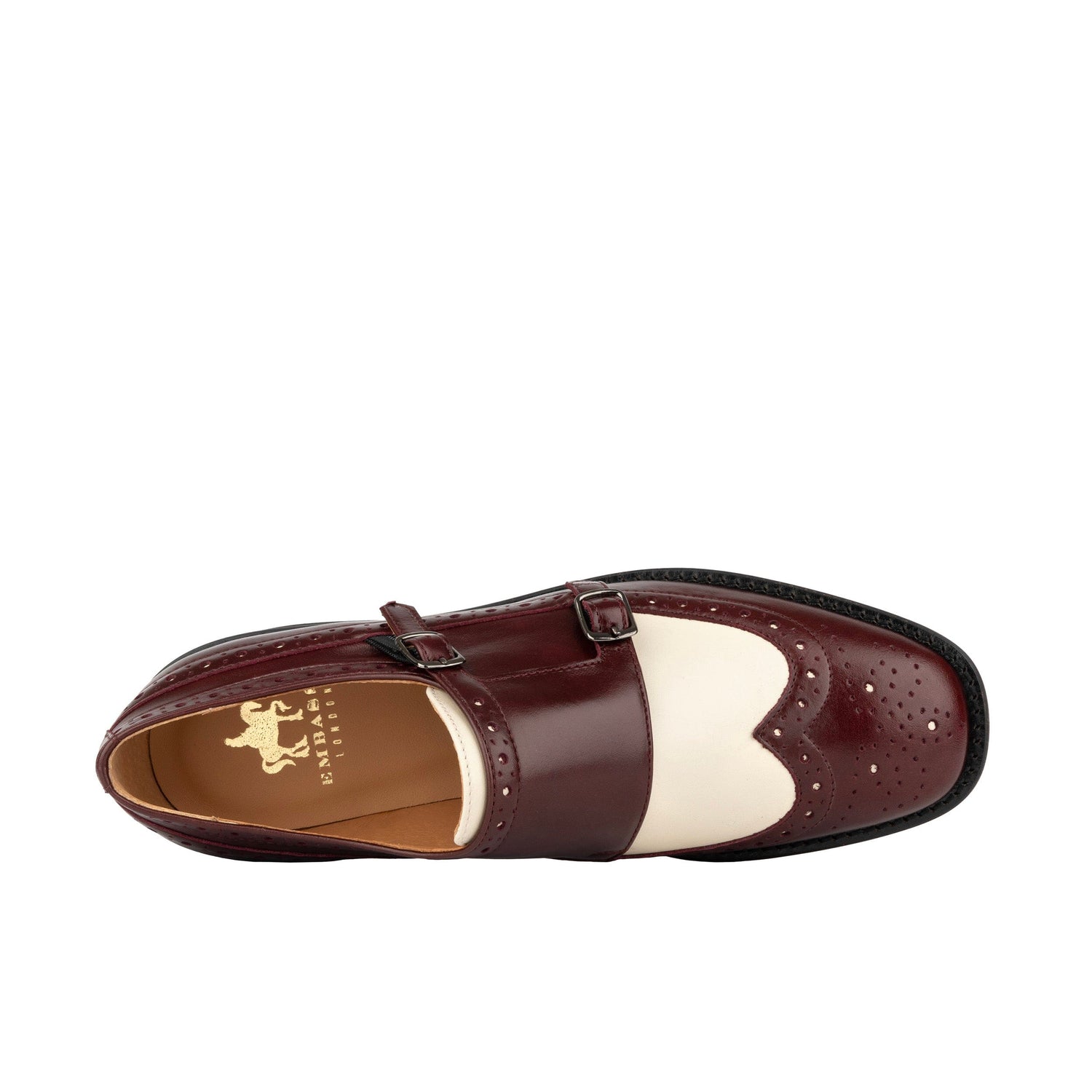 Windsor - Burgundy & Cream Womens Shoes Embassy London 