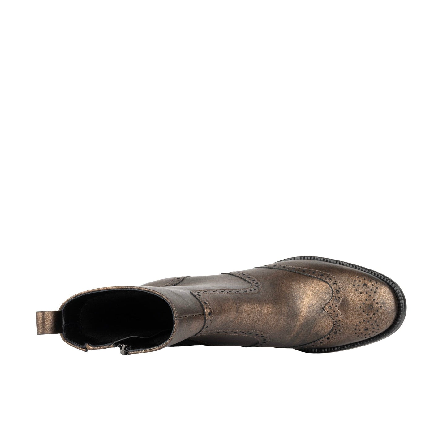 Chloe - Burnished Gold Womens Ankle Boots Embassy London 