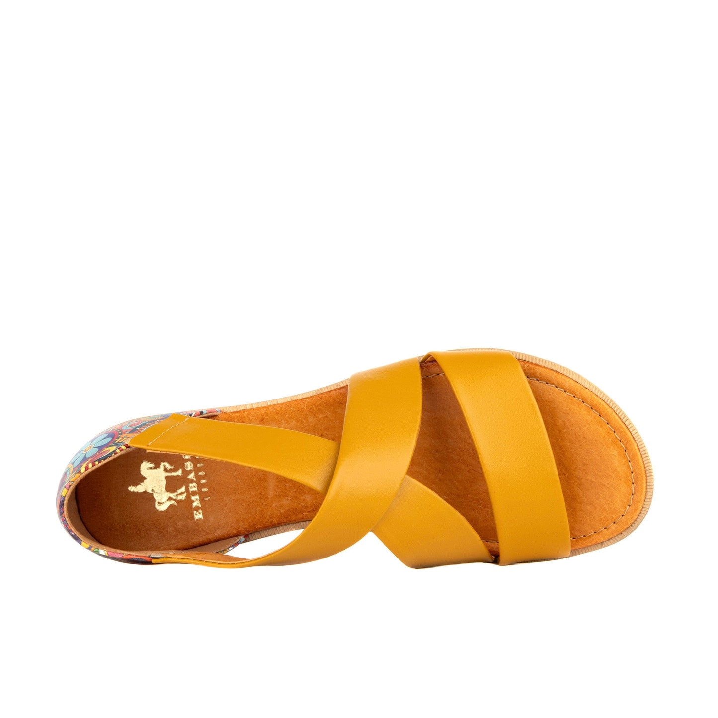 Tucan - Yellow Signature Print Womens Sandals Embassy London 