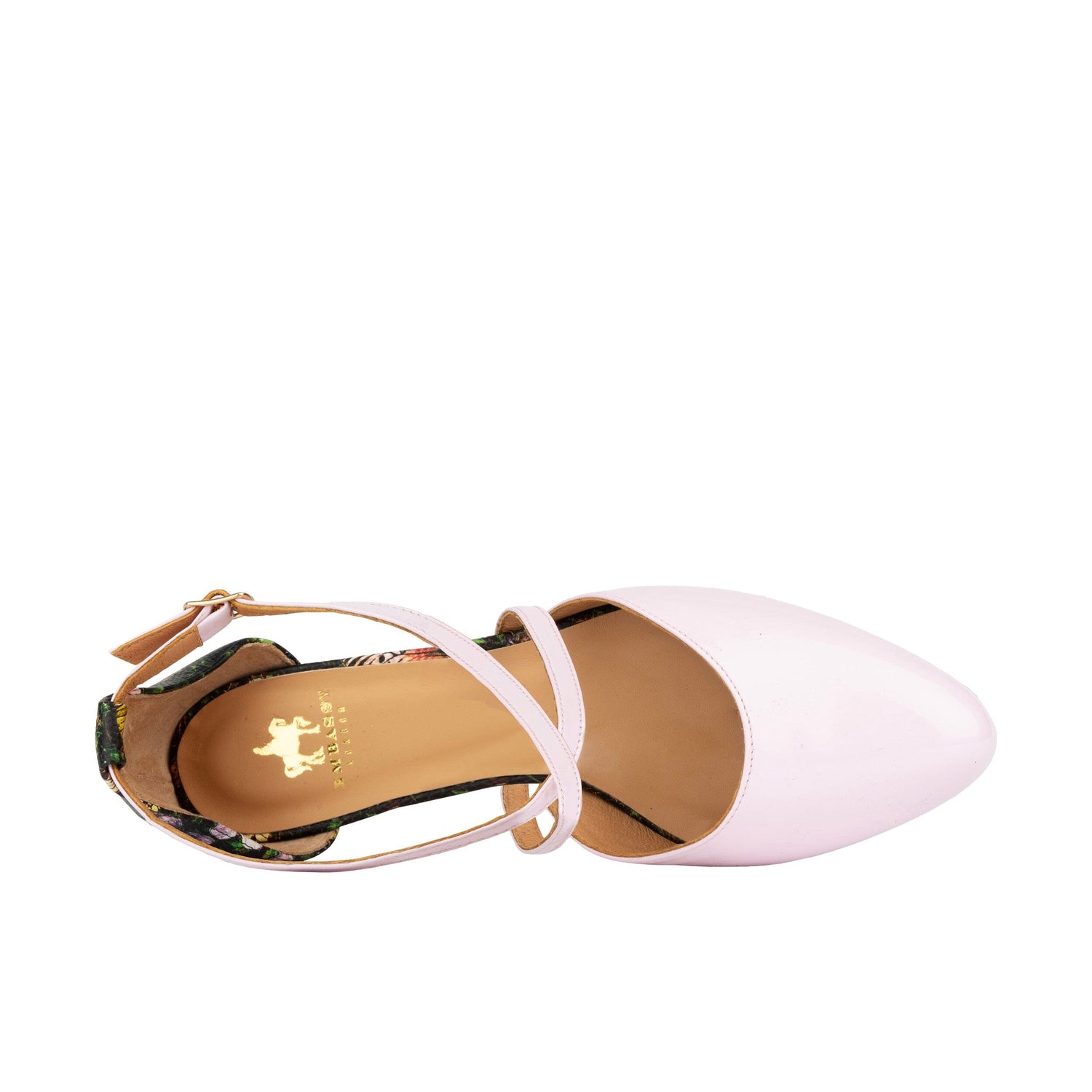 Danni - Light Pink & Butterfly Multi Womens Heels Embassy London 