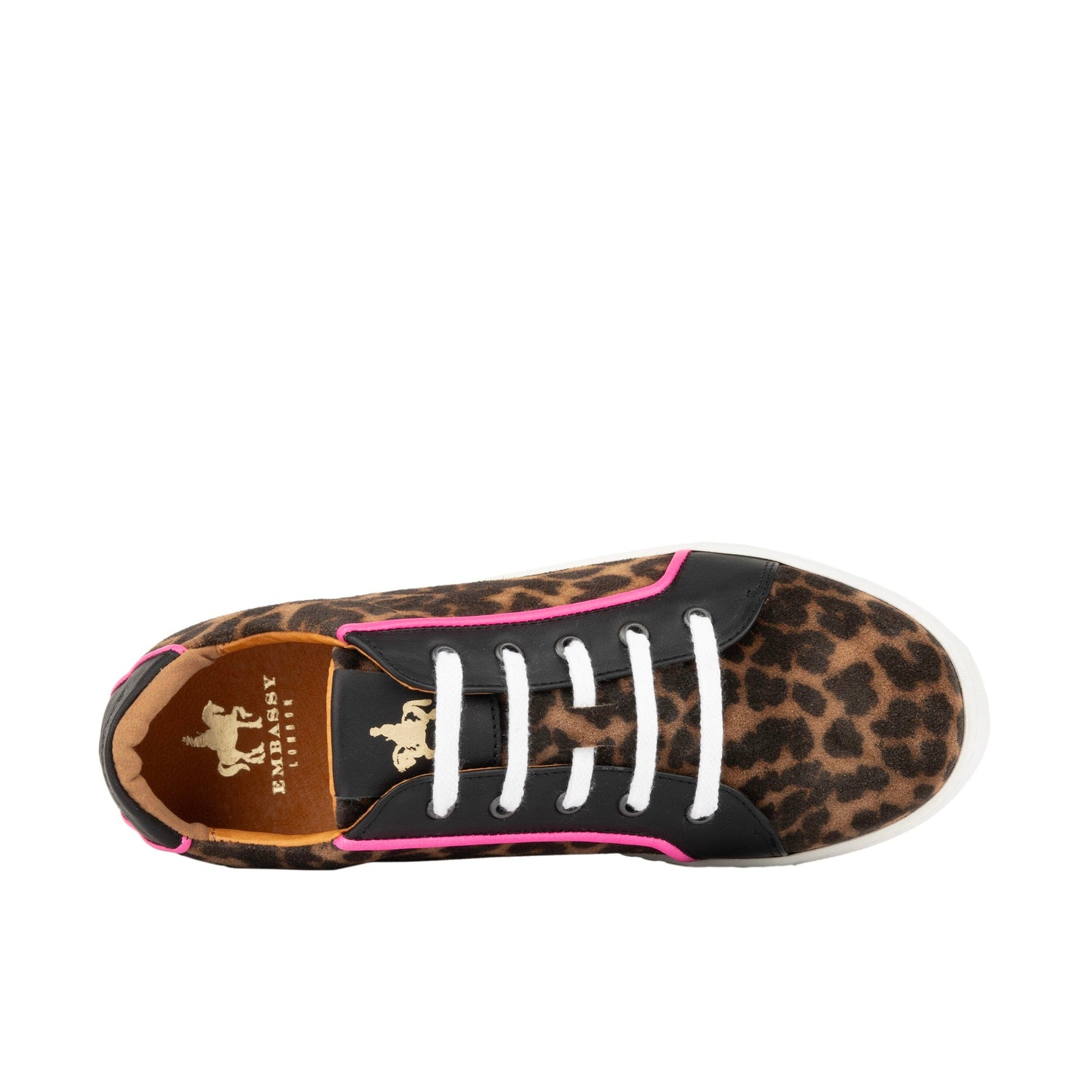 Camila - Leopard Womens Trainers Embassy London 