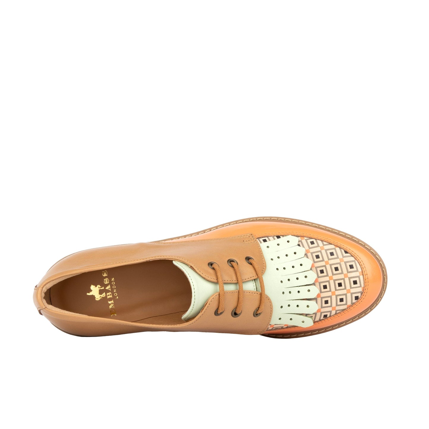 Retro Tone - Tan & Pastels Womens Heels Embassy London 