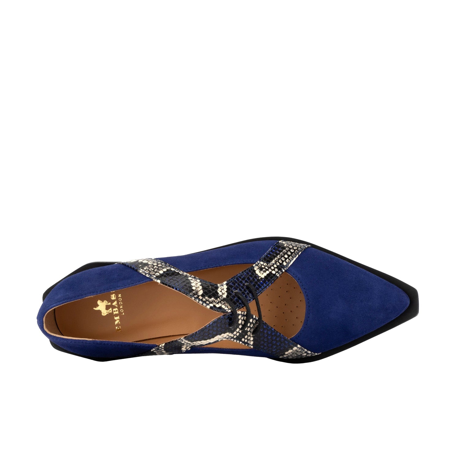 Harlowe - Blue Snake Womens Shoes Embassy London 