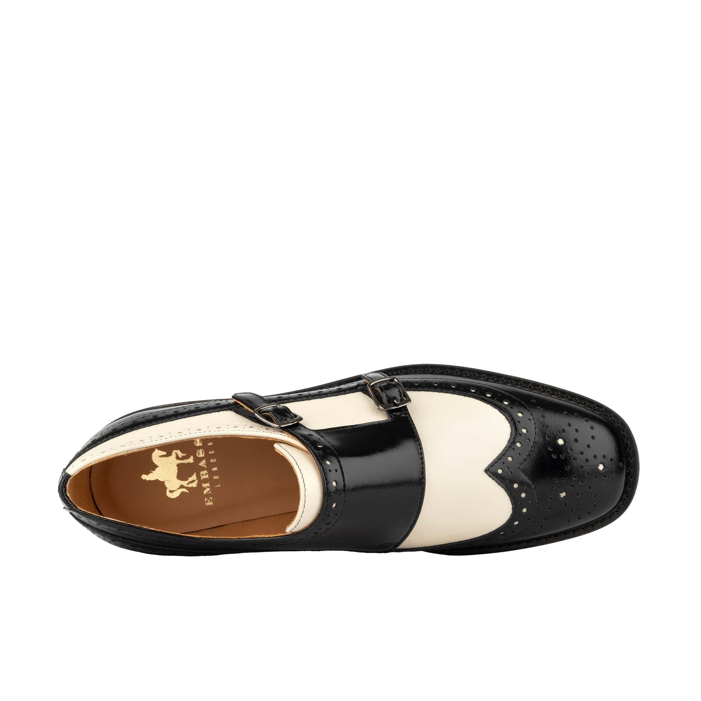Windsor - Black & Cream Womens Shoes Embassy London 