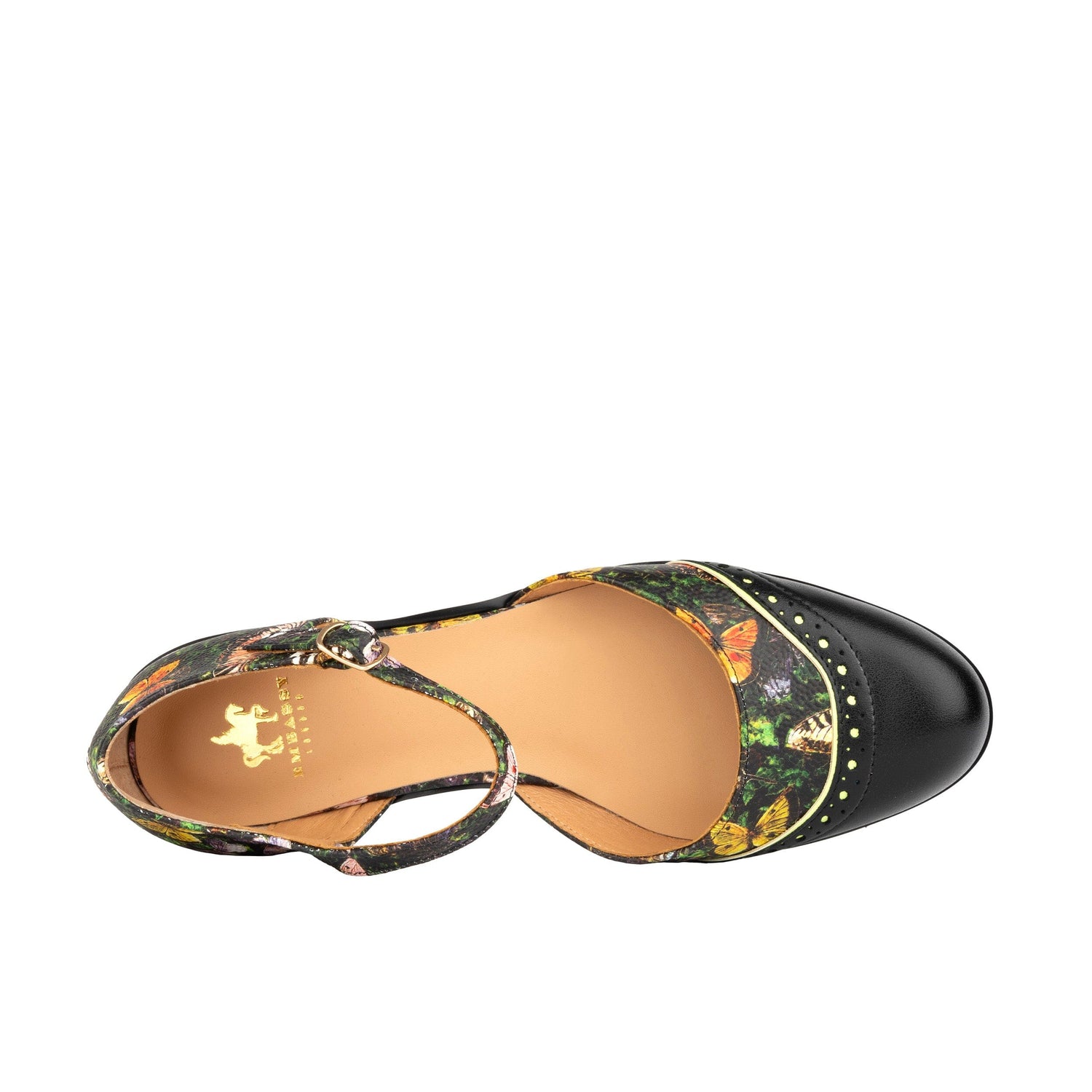 Gigot - Black & Butterfly Multi Womens Sandals Embassy London 