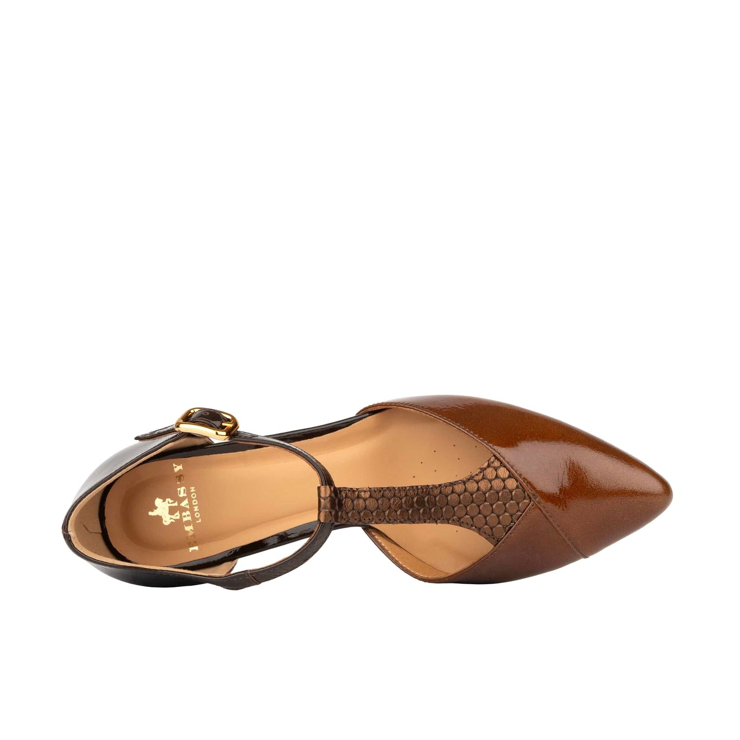 Imbruglia - Brown Mix Womens Heels Embassy London 