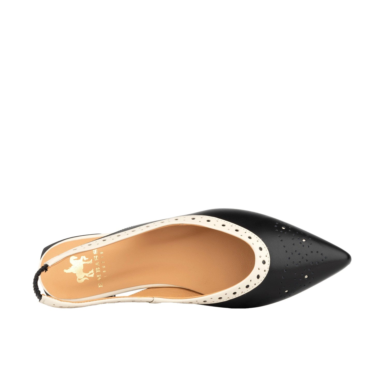 Holly - Black & Cream Womens Sandals Embassy London 