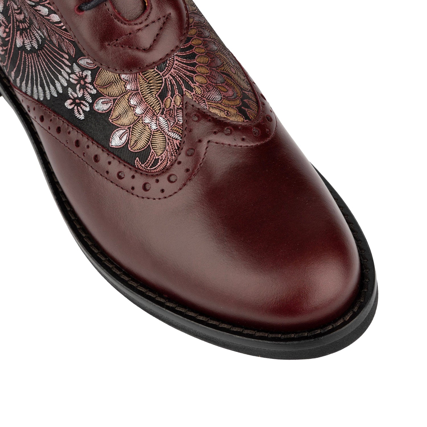 Womens Ankle Boots Floral Burgundy Embassy London Mantis UK 7 / EU 40 / US 9 Womens Ankle Boots Floral Burgundy Embassy London Mantis UK 7 / EU 40 / US 9