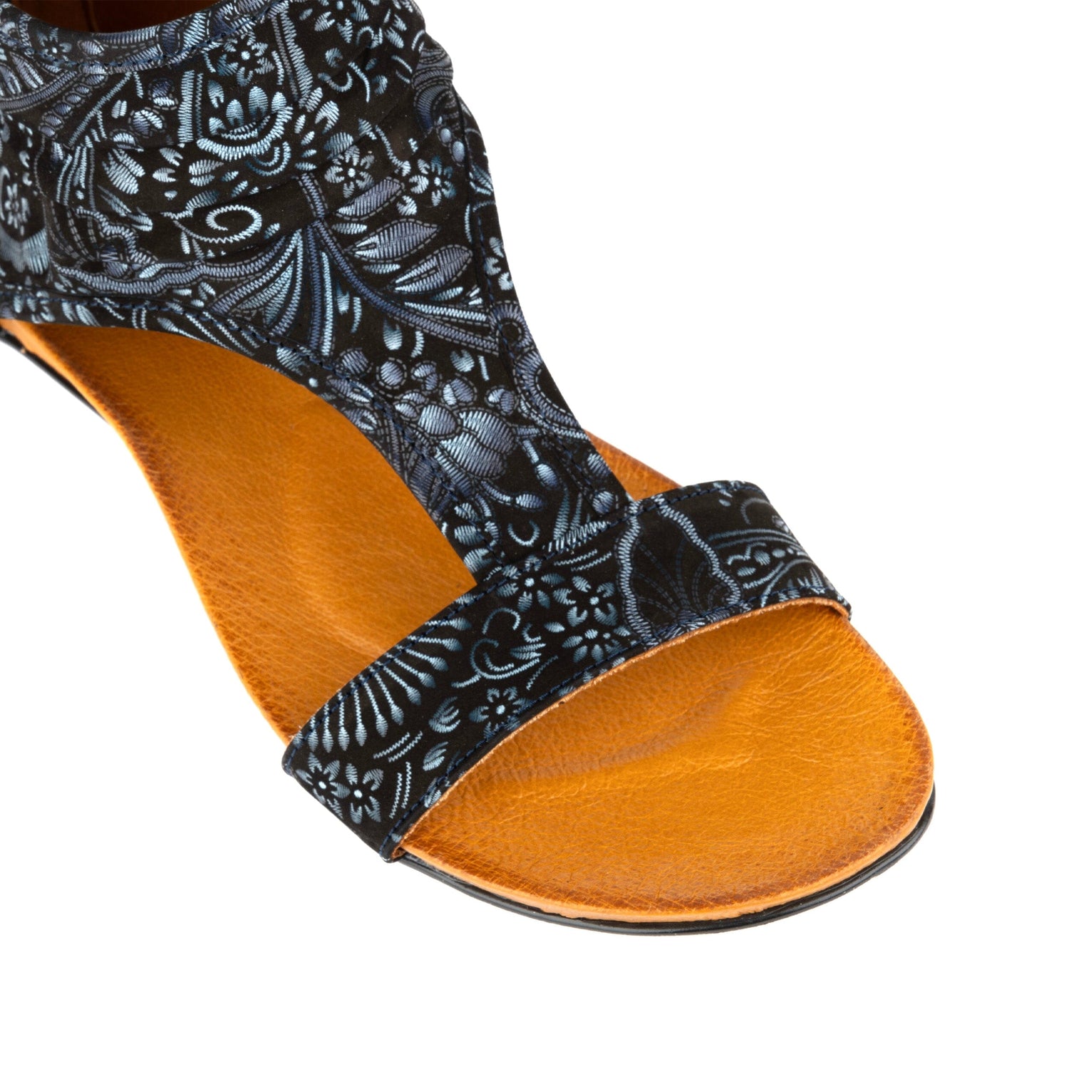 Downtown - Navy Floral Multi Womens Sandals Embassy London 