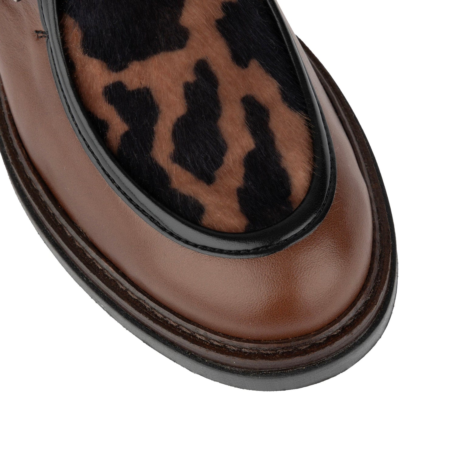 Strapp - Brown & Cow Womens Loafers Embassy London 